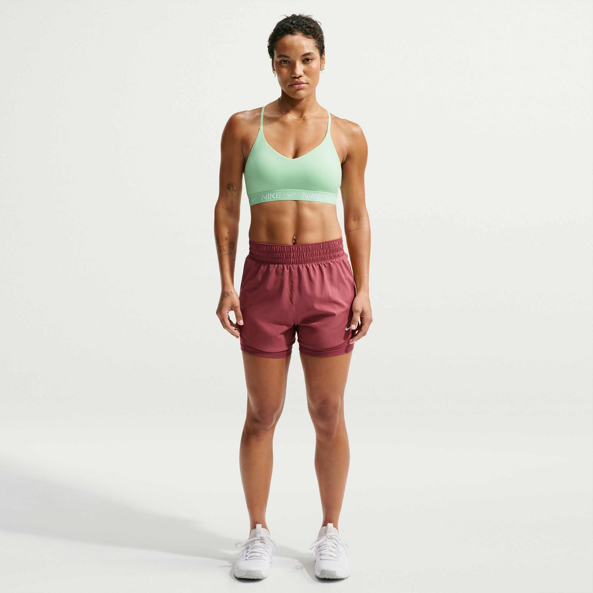 NIKE, Women's Padded Adjustable Sports Bra Indy Light-support