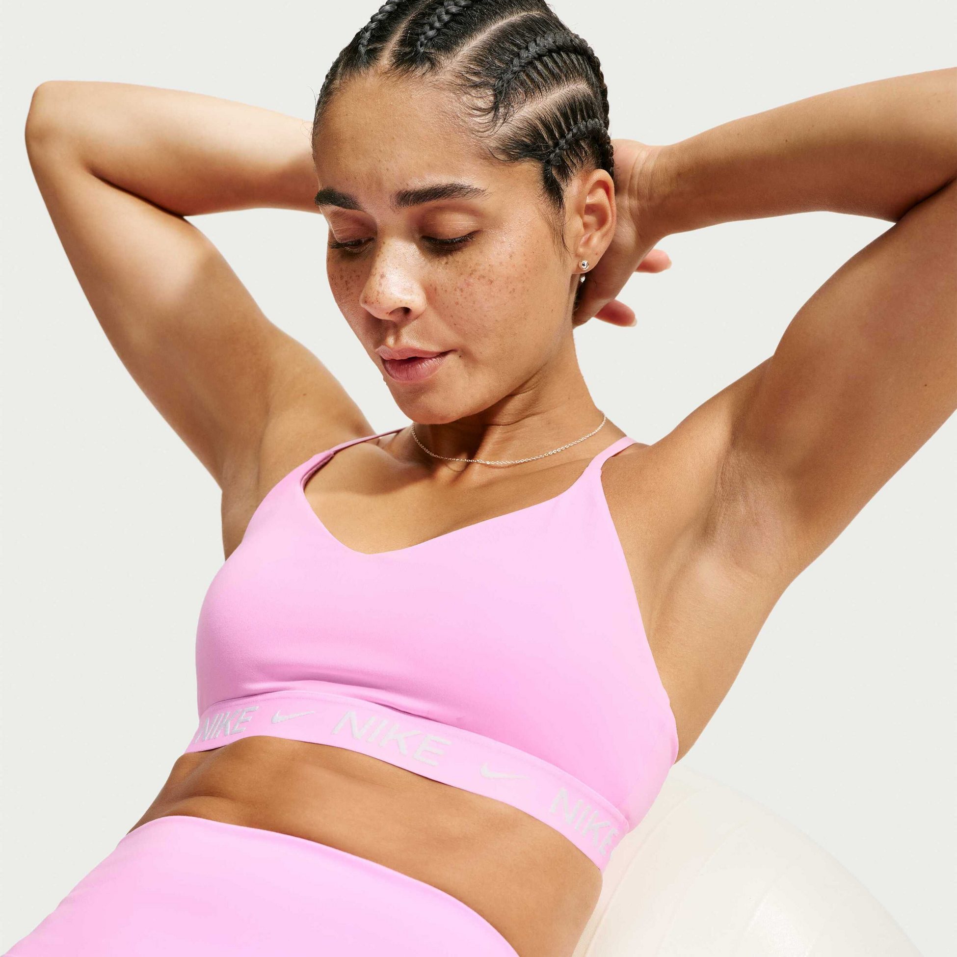 NIKE, Women's Padded Adjustable Sports Bra Indy Light-support