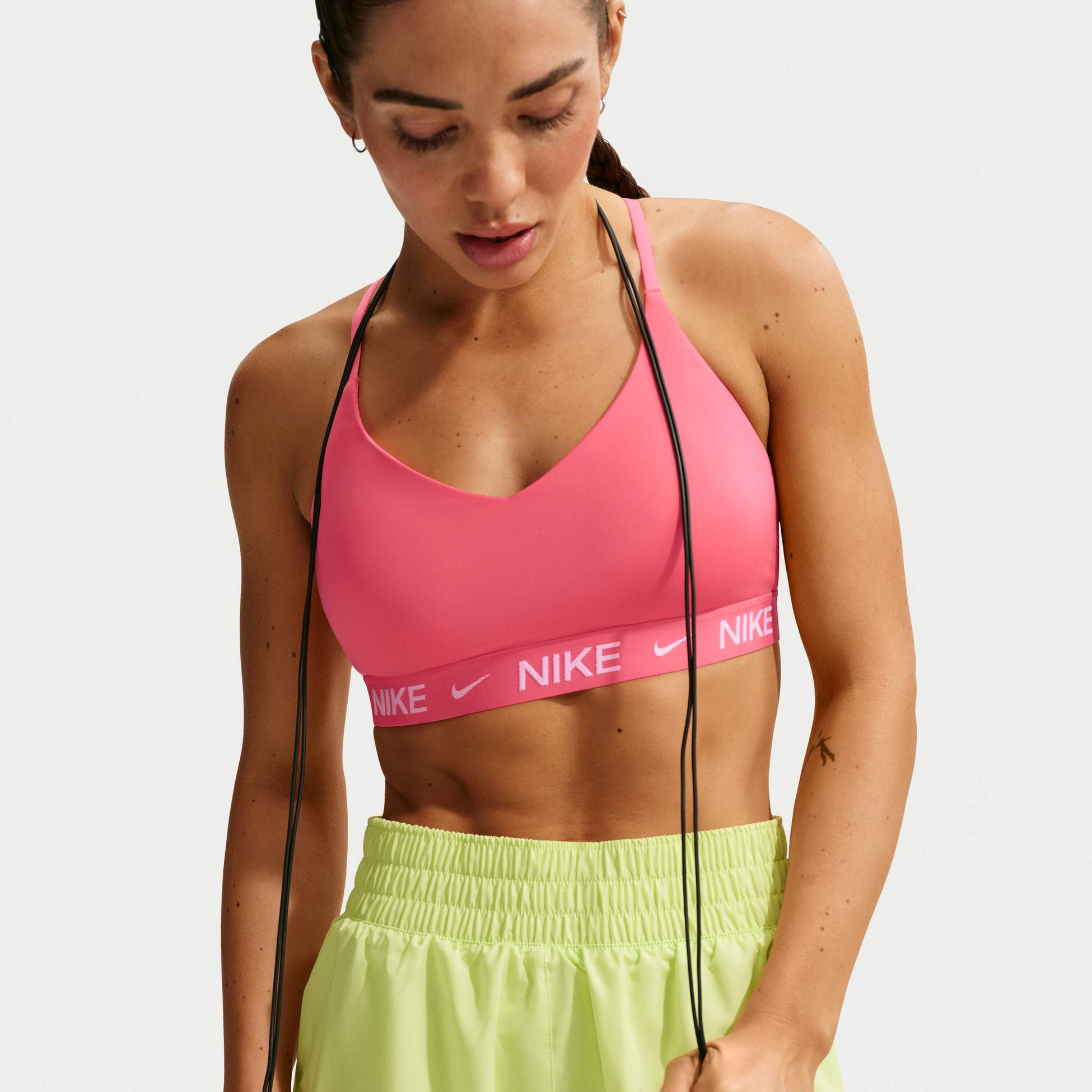 NIKE, Women's Padded Adjustable Sports Bra Indy Light-support