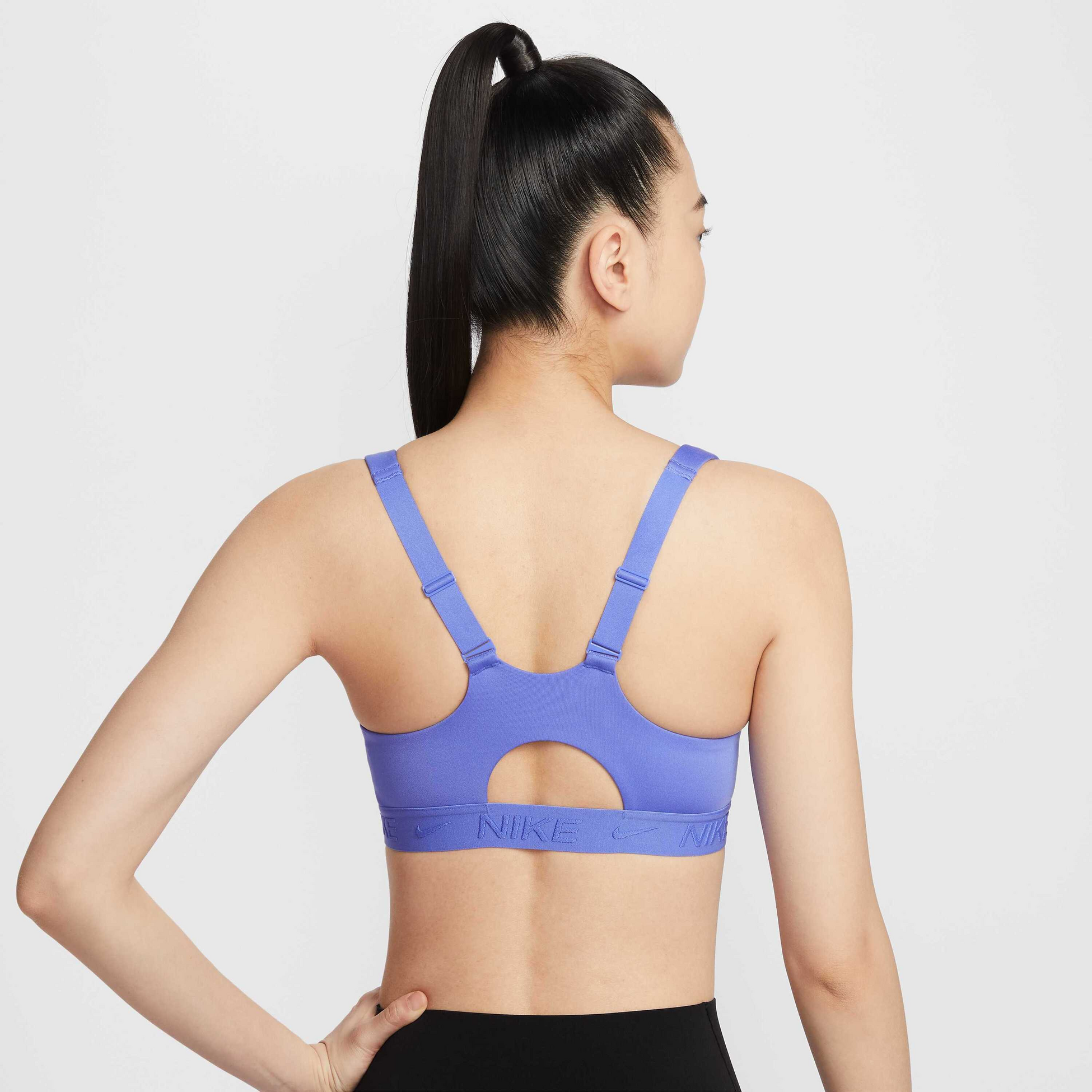 NIKE, Women's Padded Front-zip Sports Bra Indy High-support
