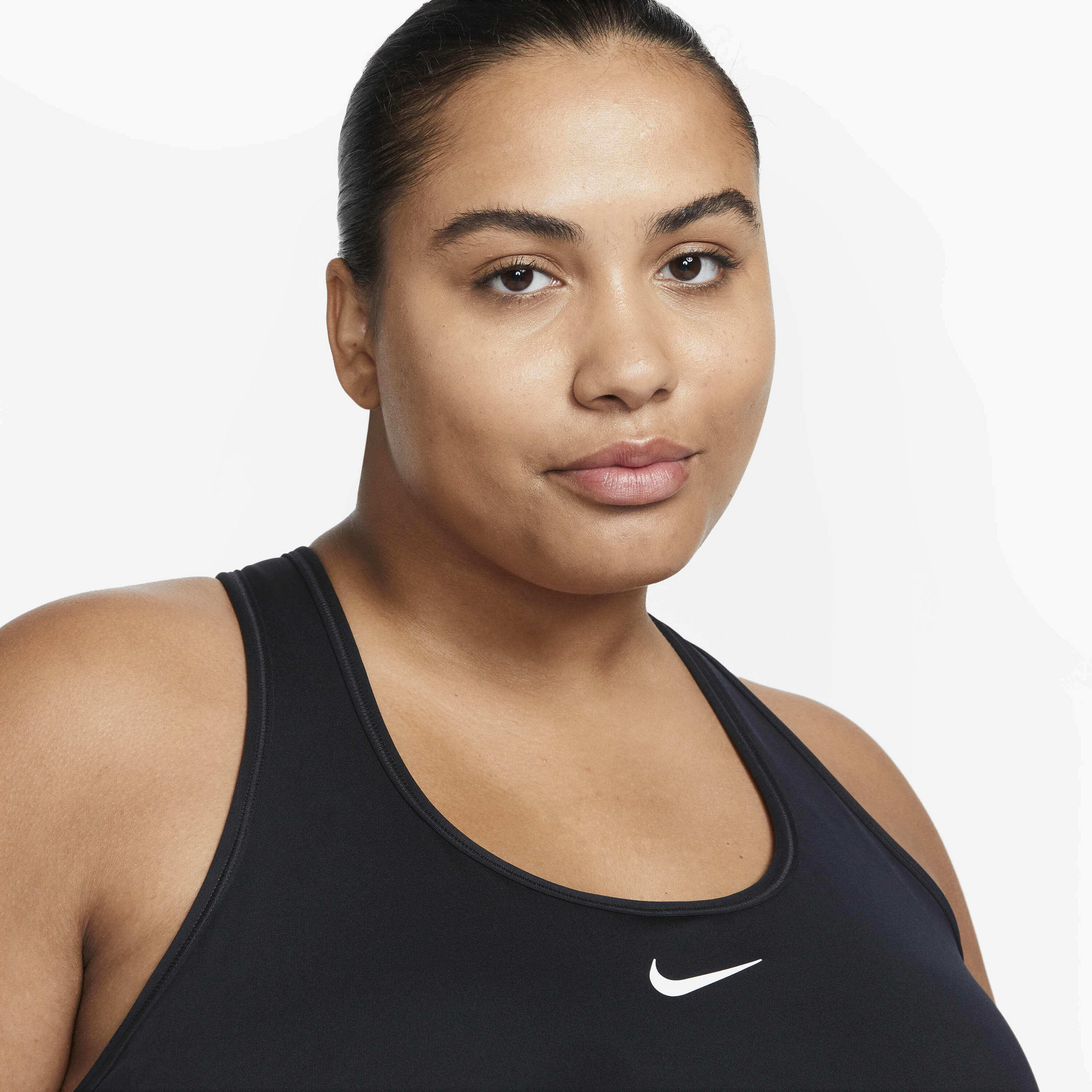 NIKE, Women's Padded Sports Bra (plus Size) Swoosh Medium Support