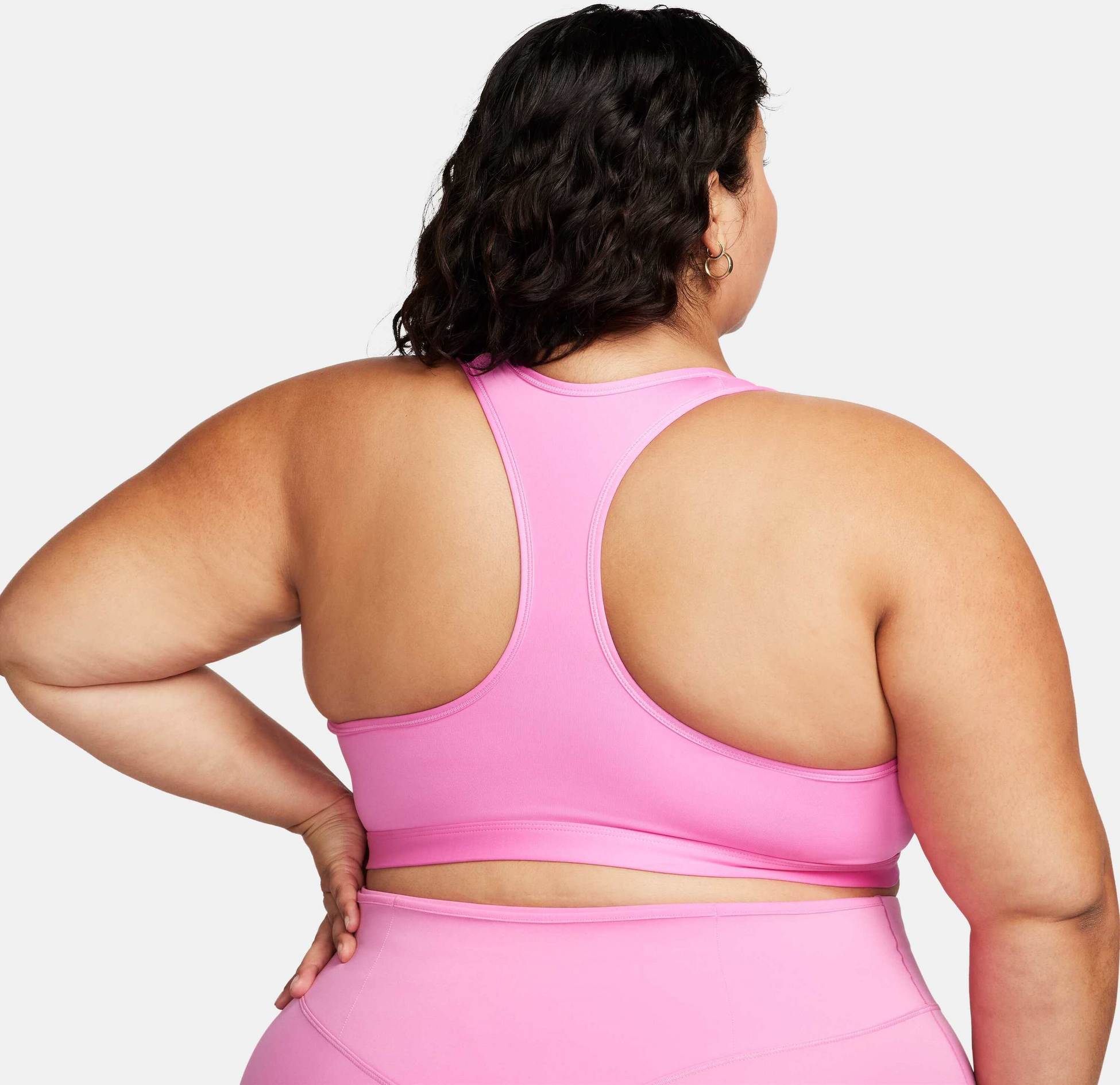 NIKE, Women's Padded Sports Bra (plus Size) Swoosh Medium Support