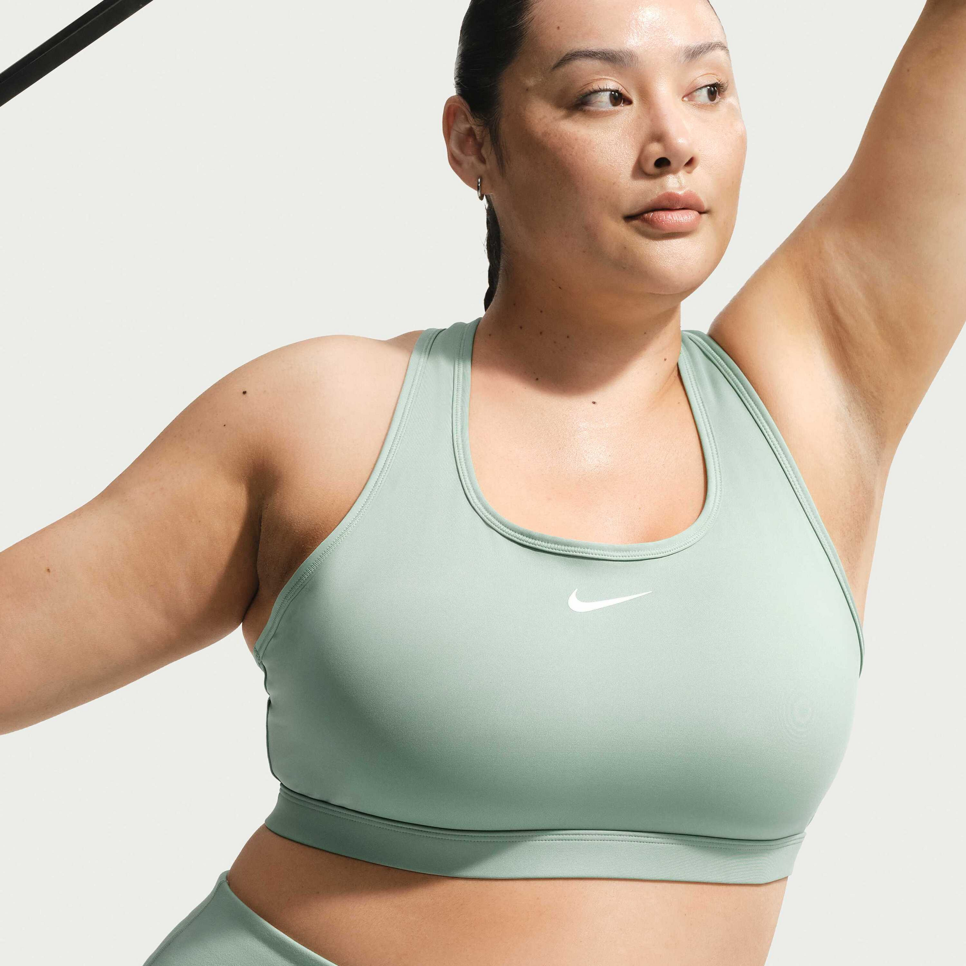 NIKE, Women's Padded Sports Bra (plus Size) Swoosh Medium Support
