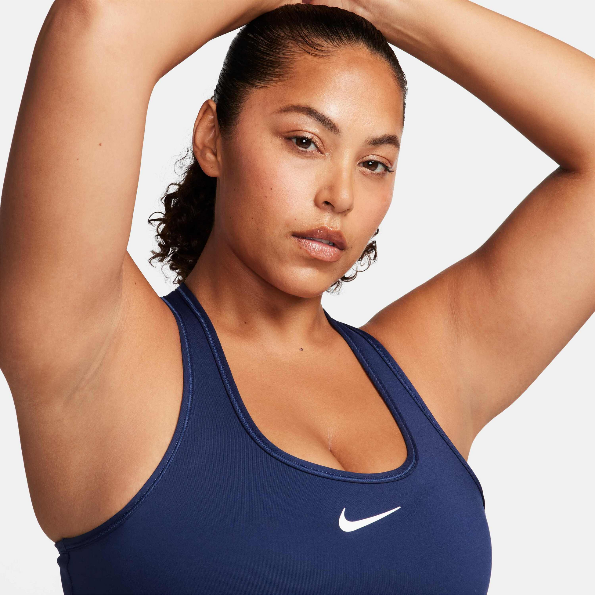 NIKE, Women's Padded Sports Bra Swoosh Medium-support