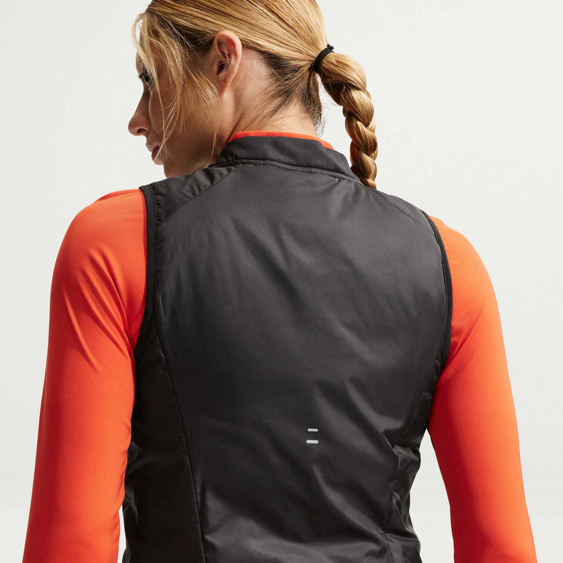 NIKE, Women's Repel Warm Running Vest Tempo
