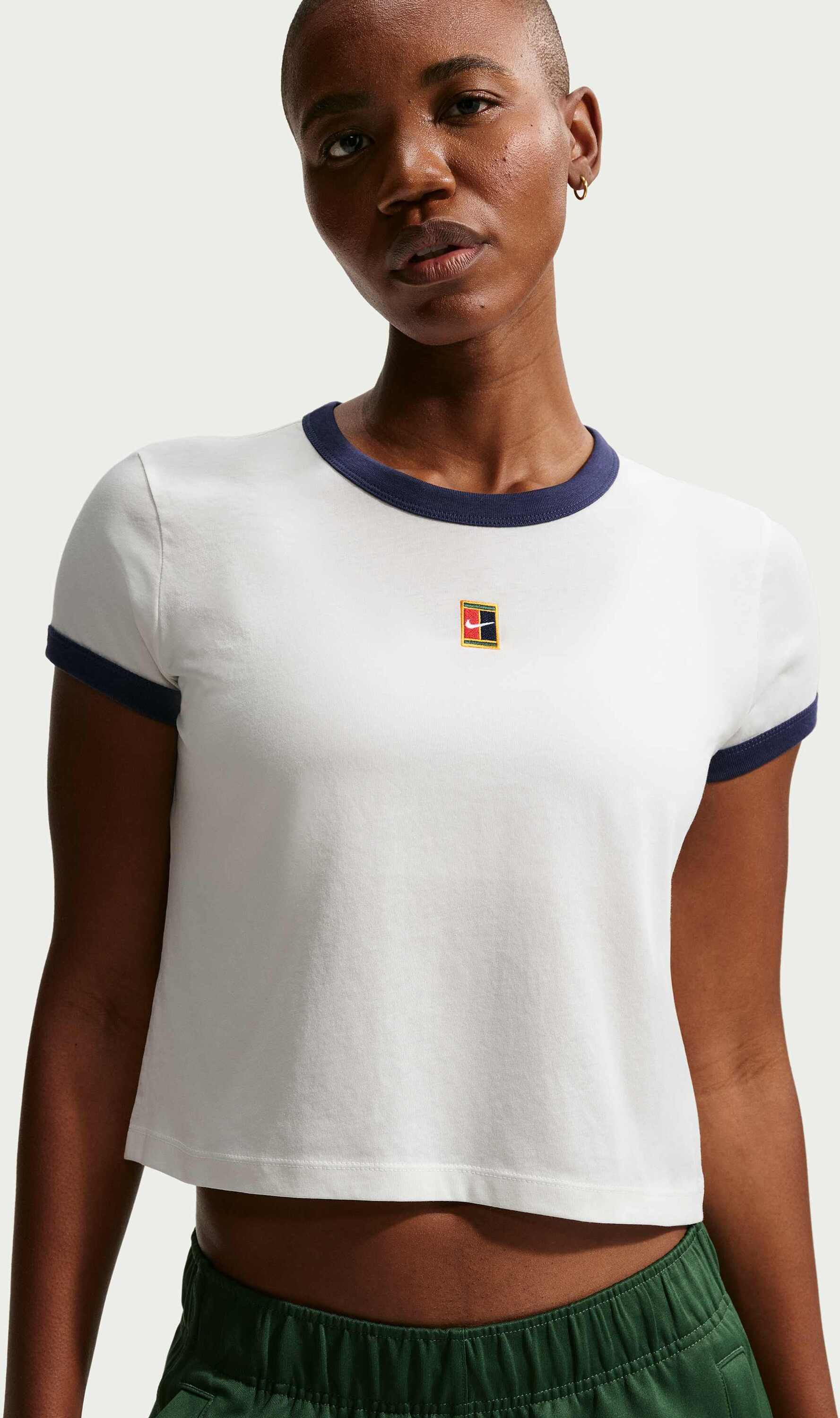 NIKE, Women's Short-sleeve Tennis T-shirt Heritage