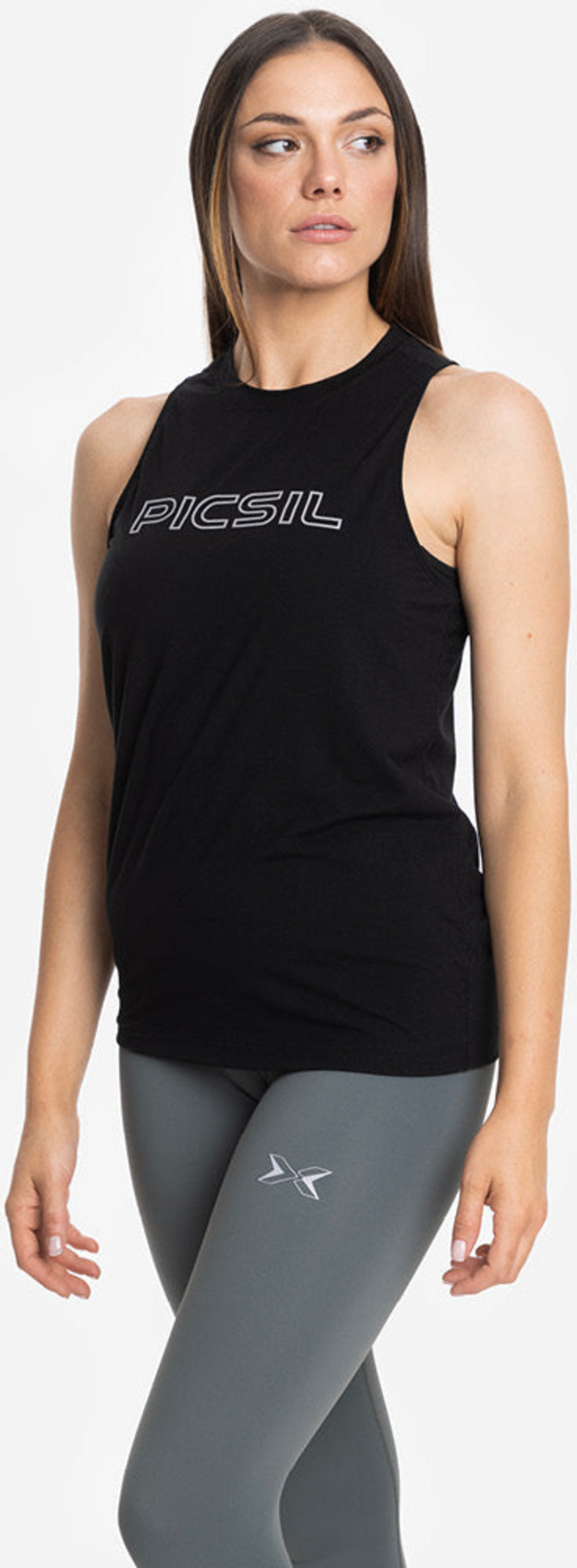 PICSIL SPORT, Women's Sleeveless T-shirt With Open Back