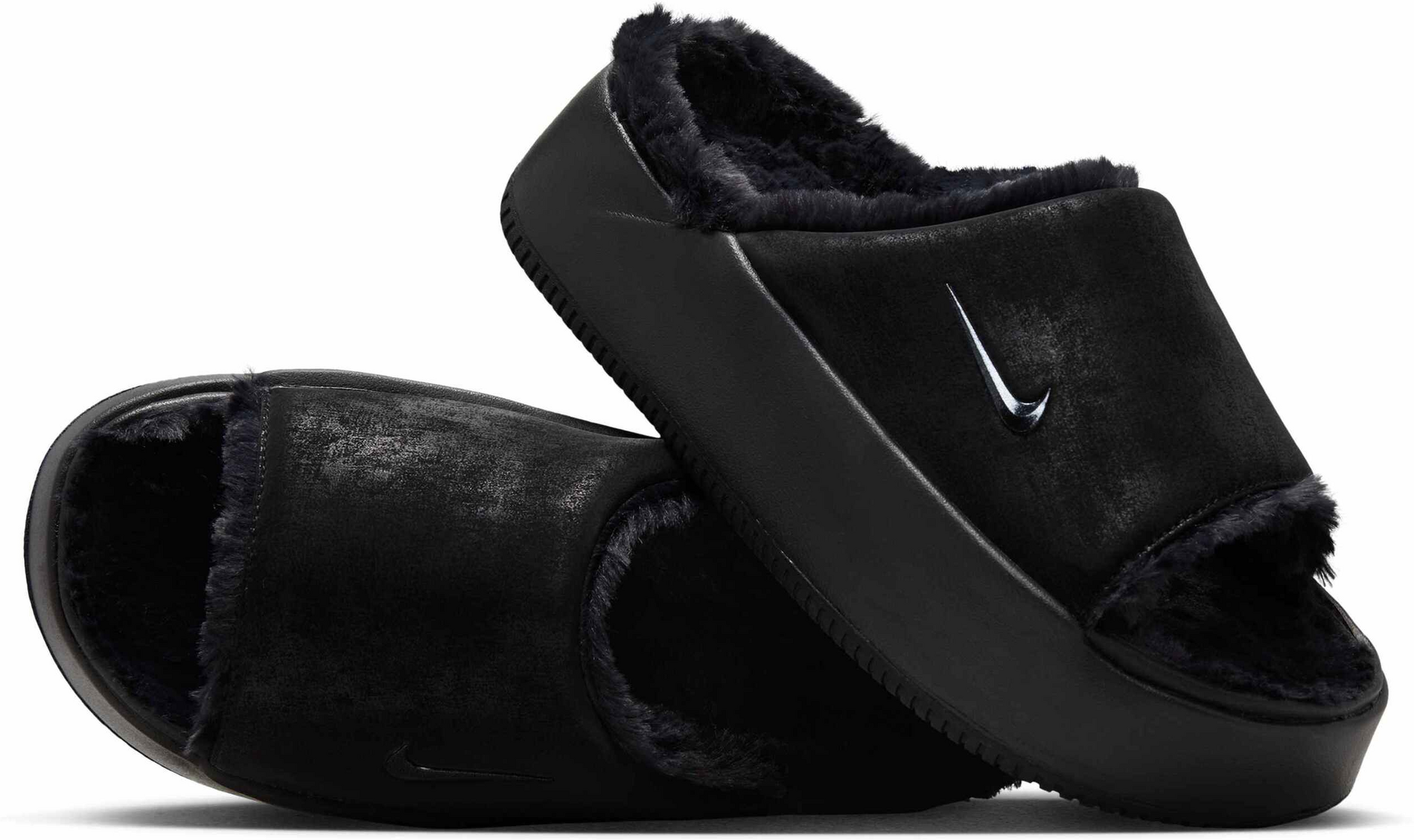 NIKE, Women's Slides Calm Elevation Fur