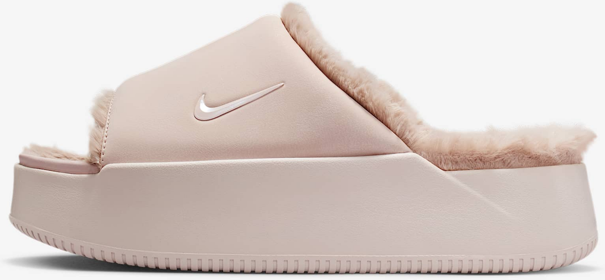 NIKE, Women's Slides Calm Elevation Fur