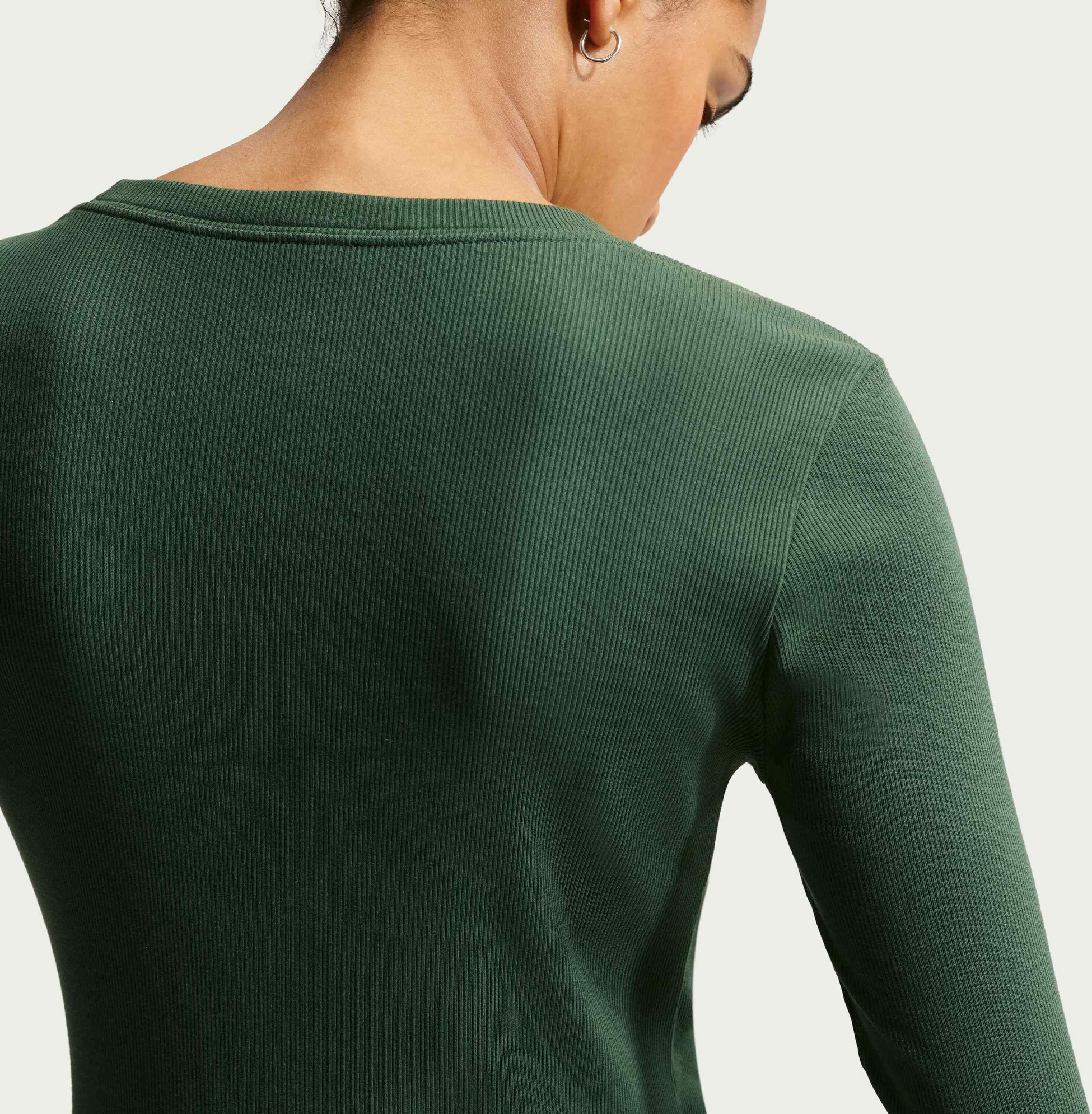 NIKE, Women's Tight Long-sleeve Ribbed T-shirt Sportswear