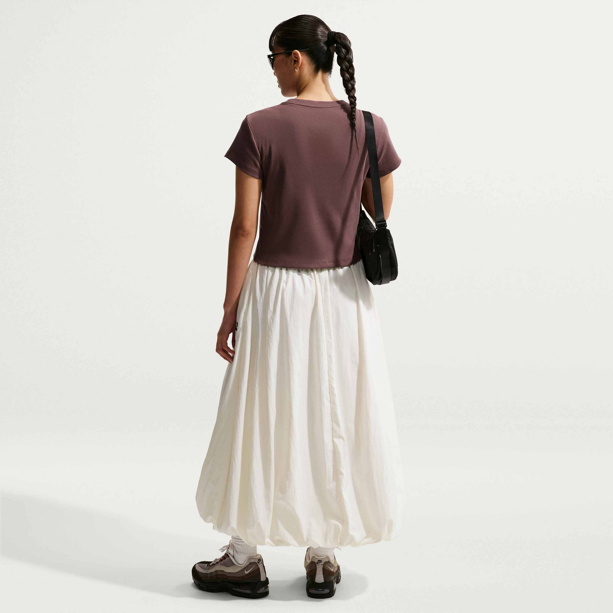 NIKE, Women's Tight Ribbed Short-sleeve T-shirt Sportswear