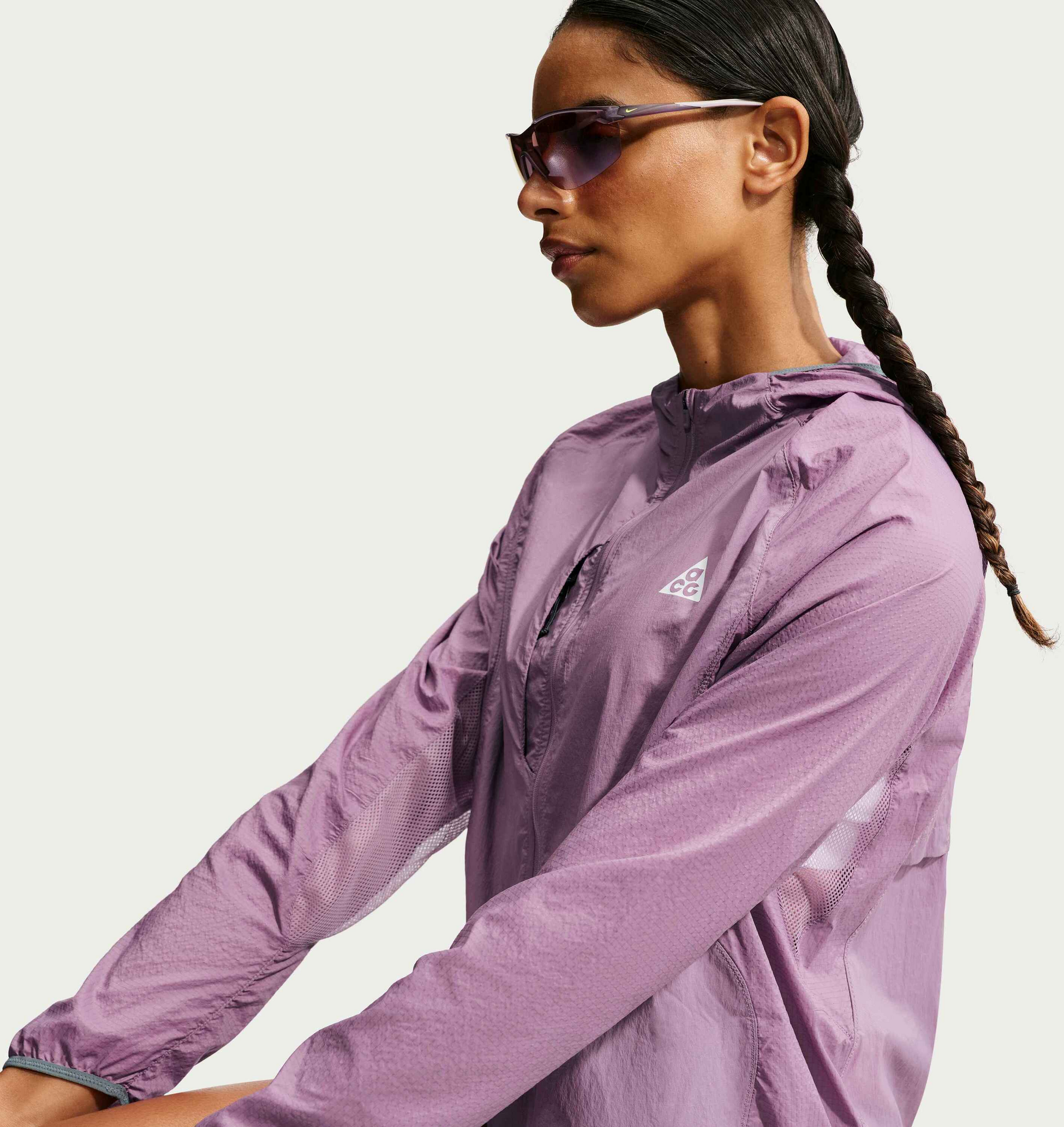 NIKE, Women's Uv Protection Trail-running Jacket Acg 'aireez'