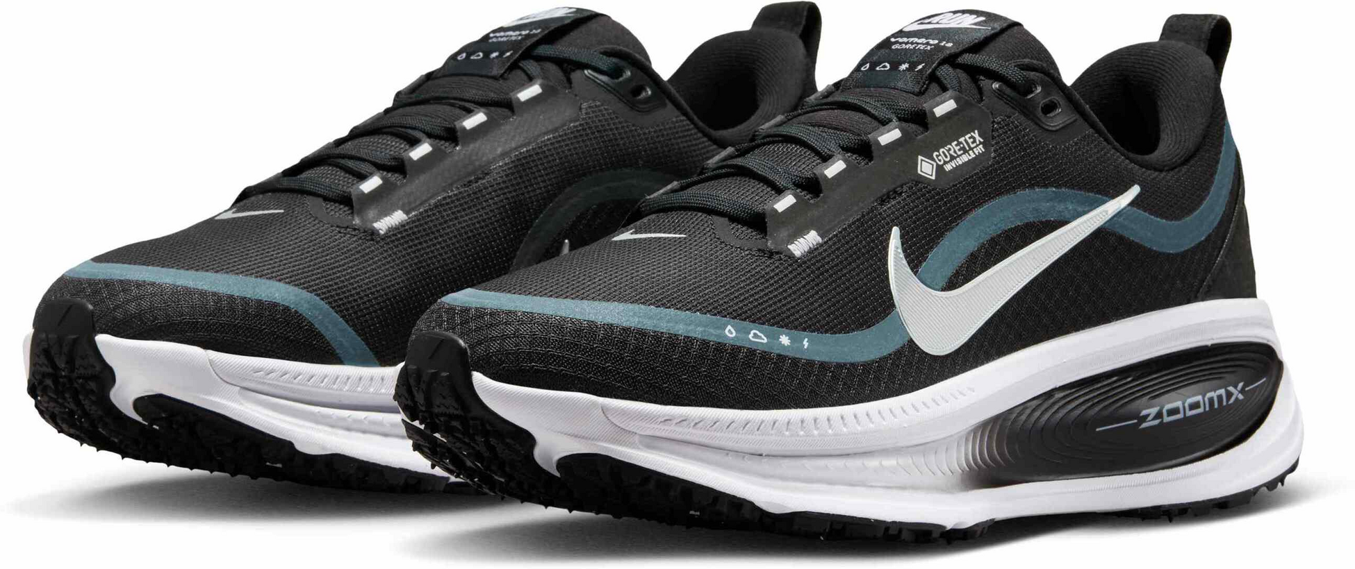 NIKE, Women's Waterproof Road Running Shoes With Reflective Design Accents Vomero 18 Gore-tex