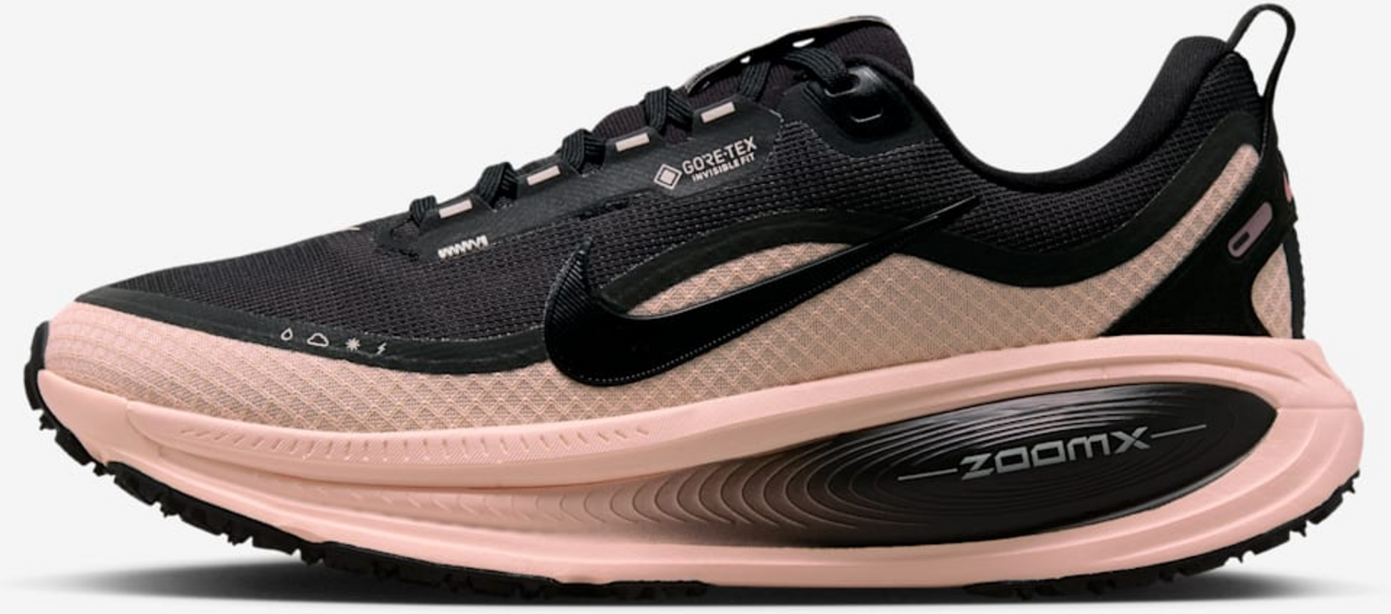 NIKE, Women's Waterproof Road Running Shoes With Reflective Design Accents Vomero 18 Gore-tex