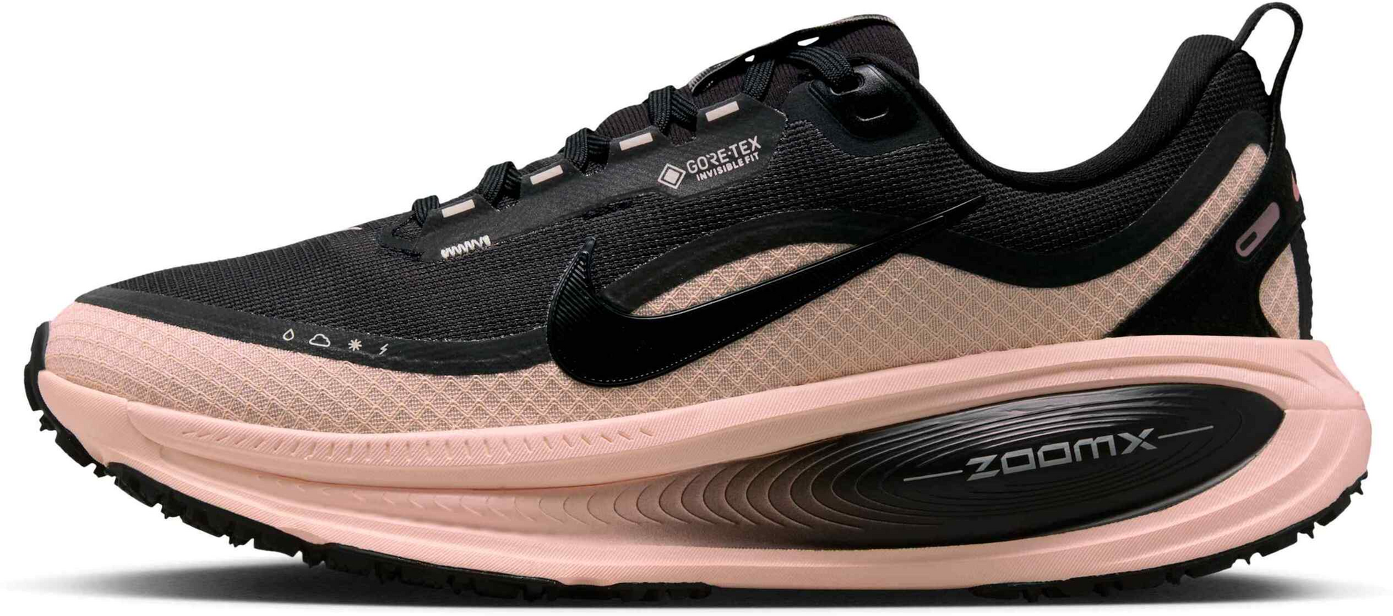 NIKE, Women's Waterproof Road Running Shoes With Reflective Design Accents Vomero 18 Gore-tex