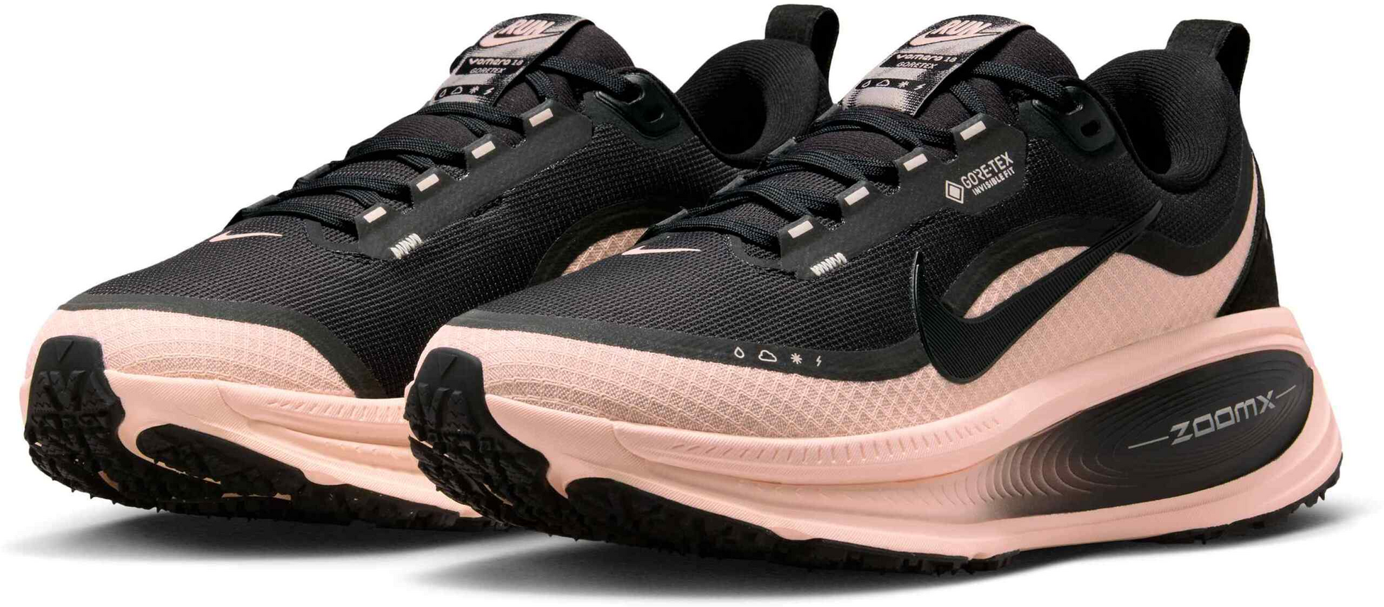 NIKE, Women's Waterproof Road Running Shoes With Reflective Design Accents Vomero 18 Gore-tex