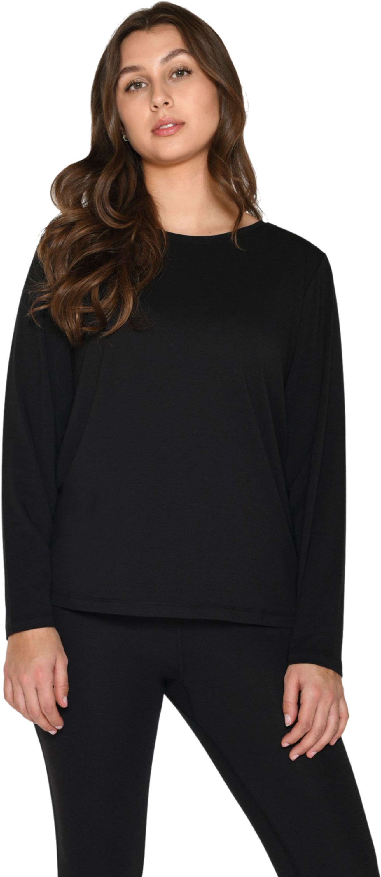 URBAN QUEST, Women Bamboo L/s T-shirt Loose Fit