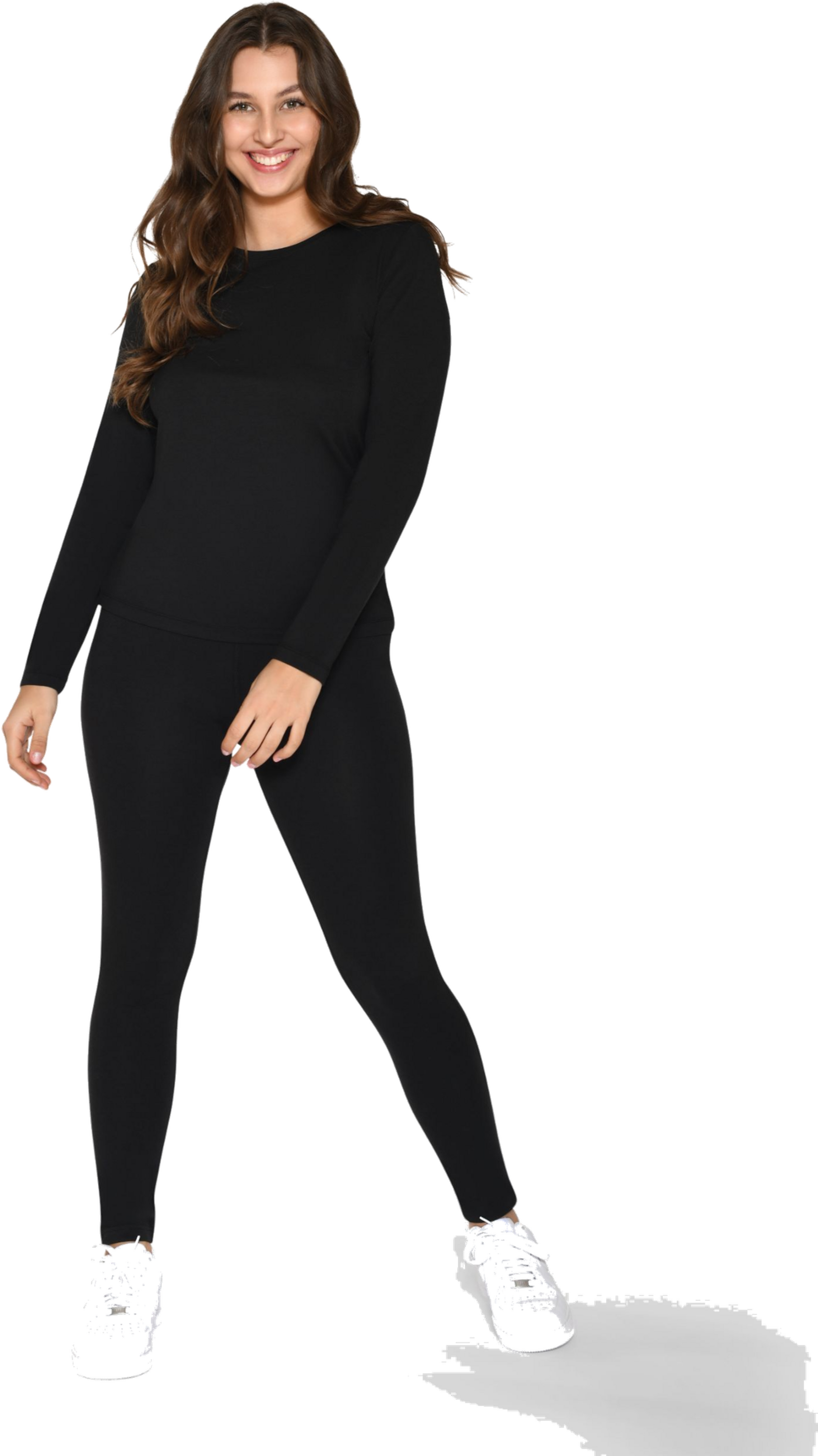 URBAN QUEST, Women Bamboo L/s T-shirt Slim Fit