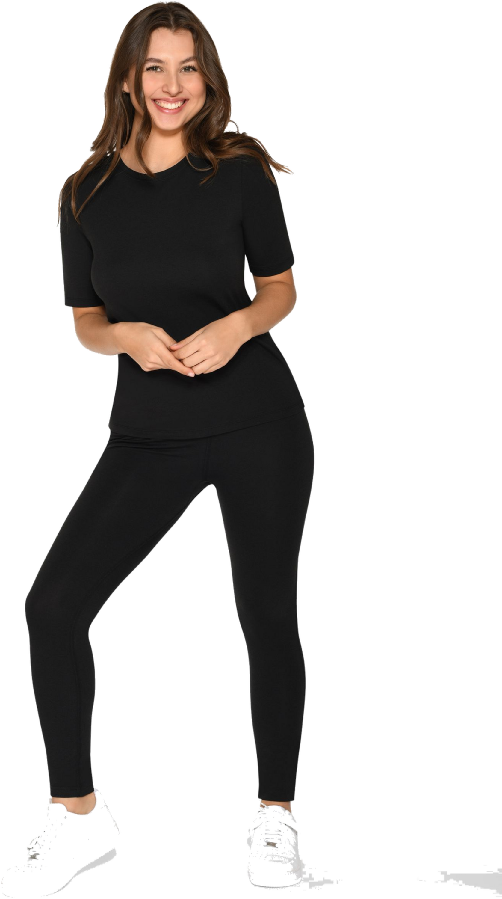 URBAN QUEST, Women Bamboo S/s T-shirt Slim Fit