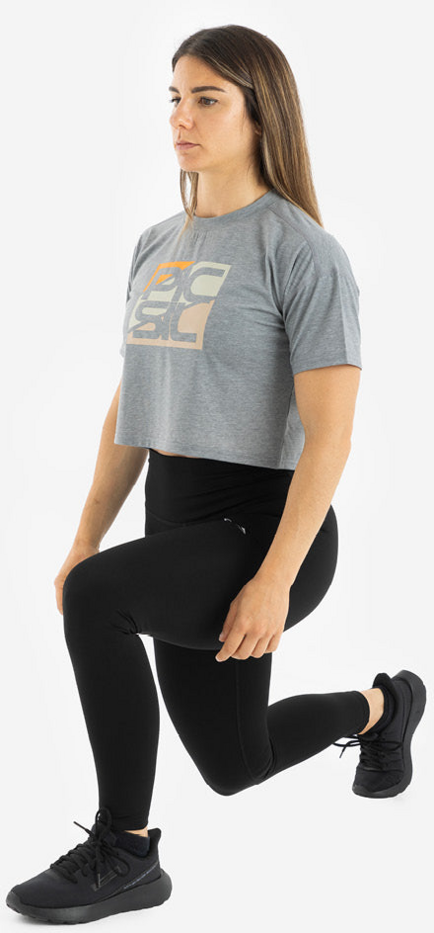 PICSIL SPORT, Women Premium Crop Short Sleeve
