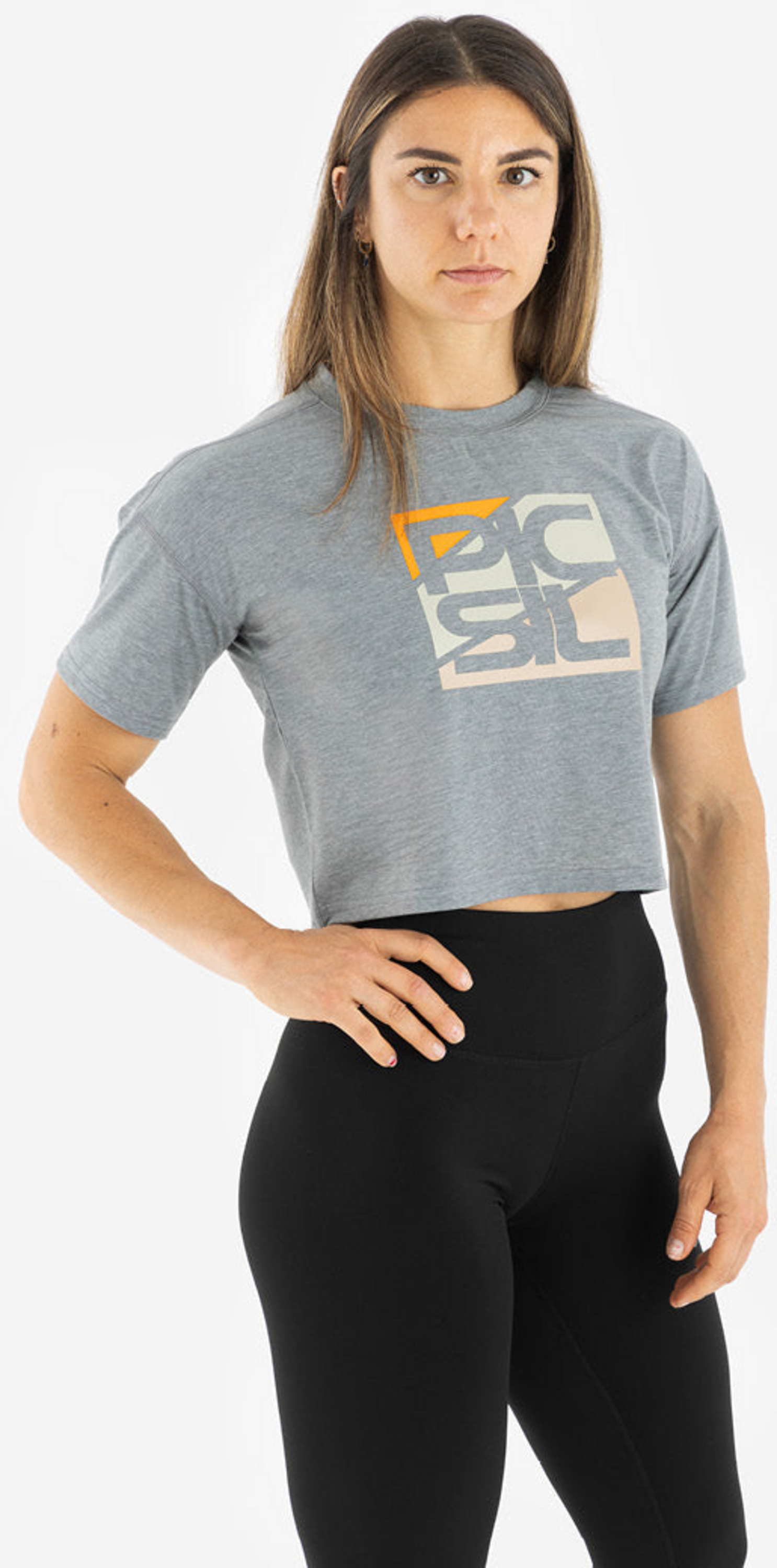 PICSIL SPORT, Women Premium Crop Short Sleeve
