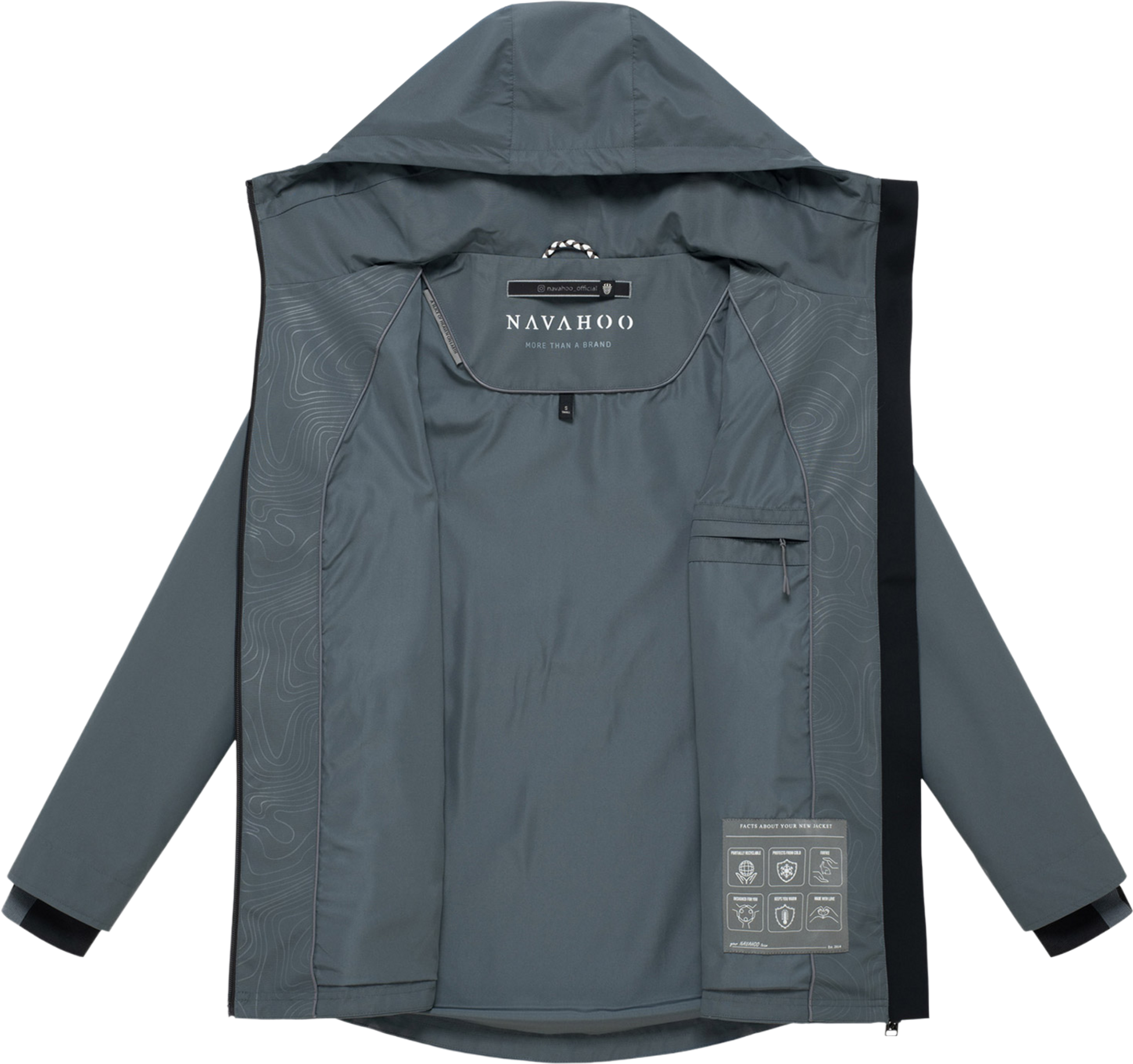 NAVAHOO, Women Spring Jacket Blumentanz