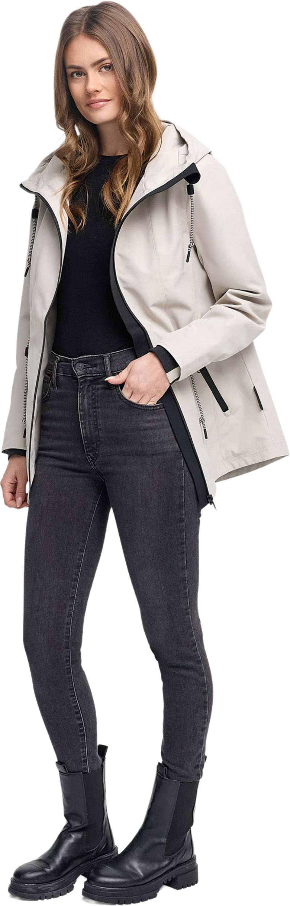 NAVAHOO, Women Spring Jacket Blumentanz