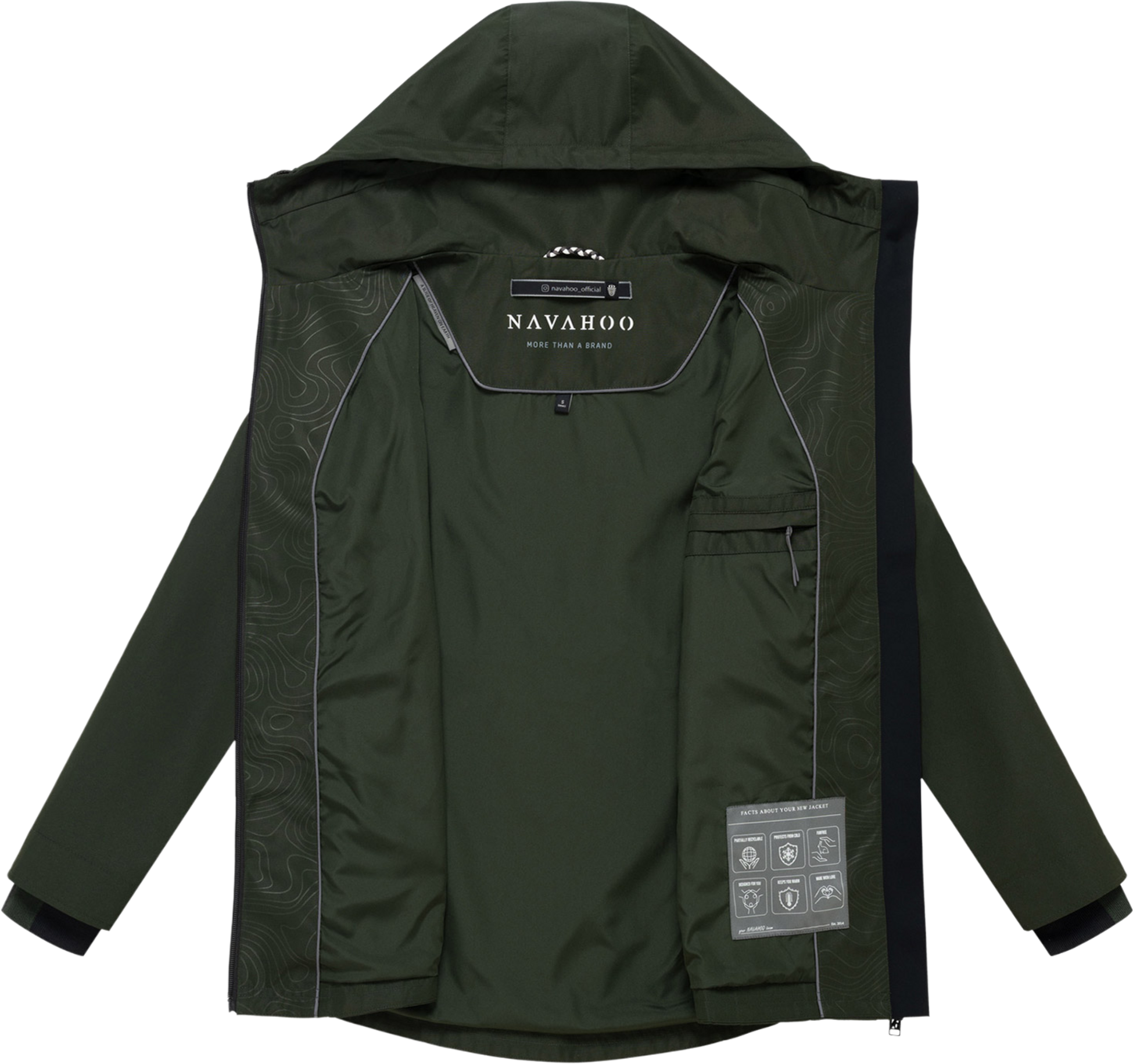 NAVAHOO, Women Spring Jacket Blumentanz