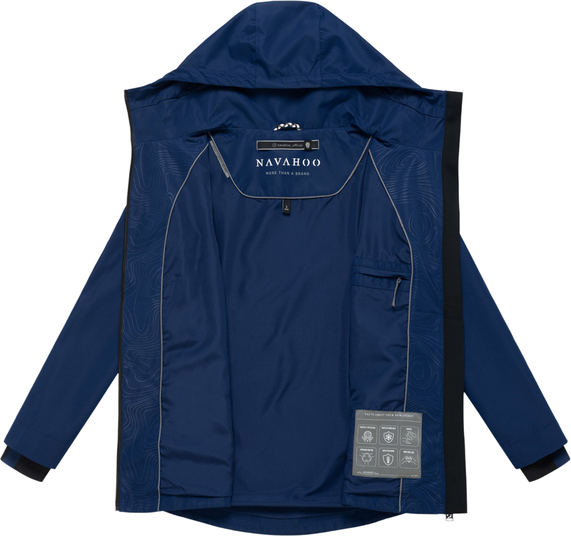 NAVAHOO, Women Spring Jacket Blumentanz