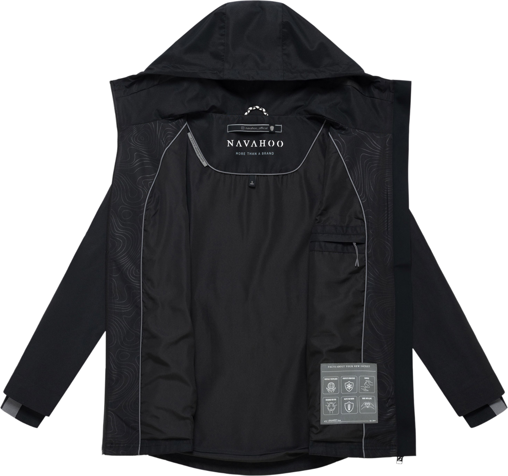 NAVAHOO, Women Spring Jacket Blumentanz