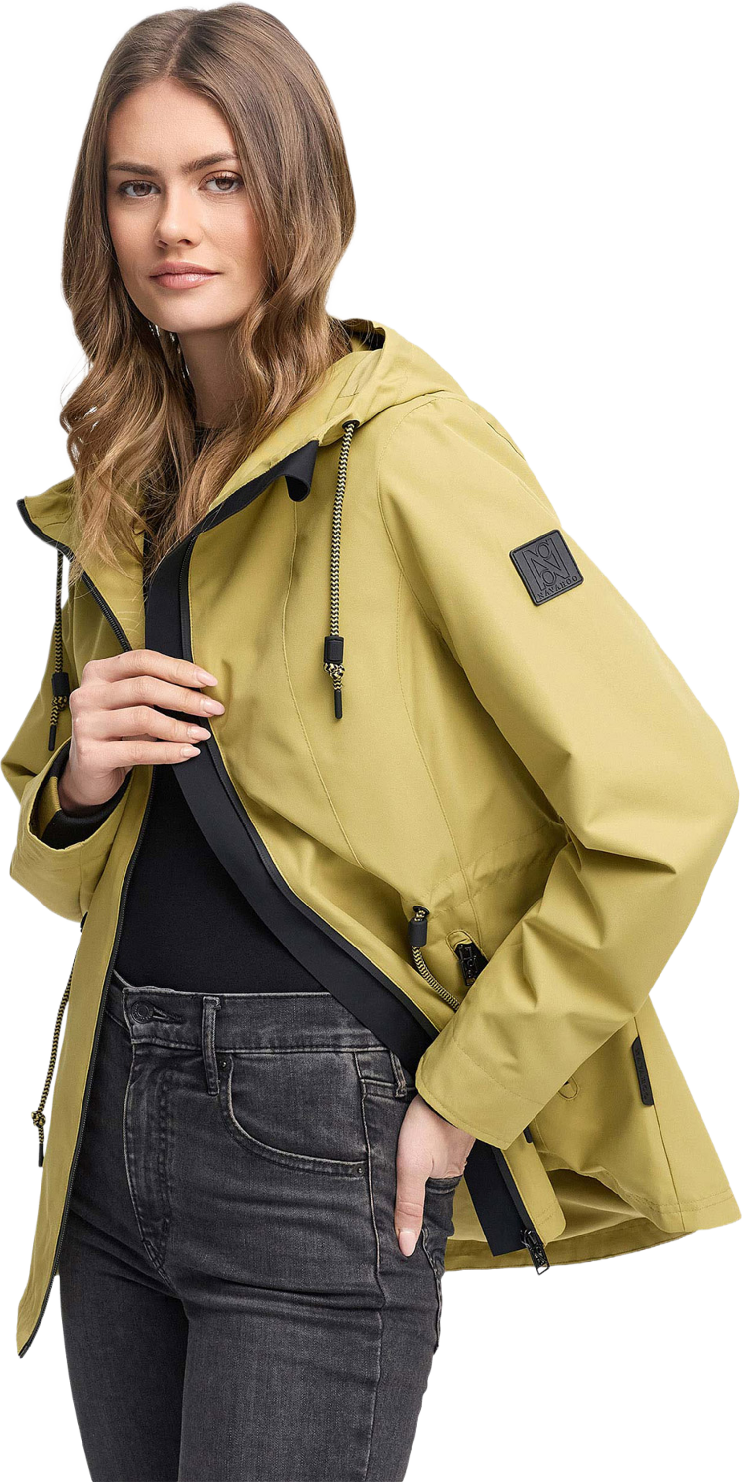 NAVAHOO, Women Spring Jacket Blumentanz