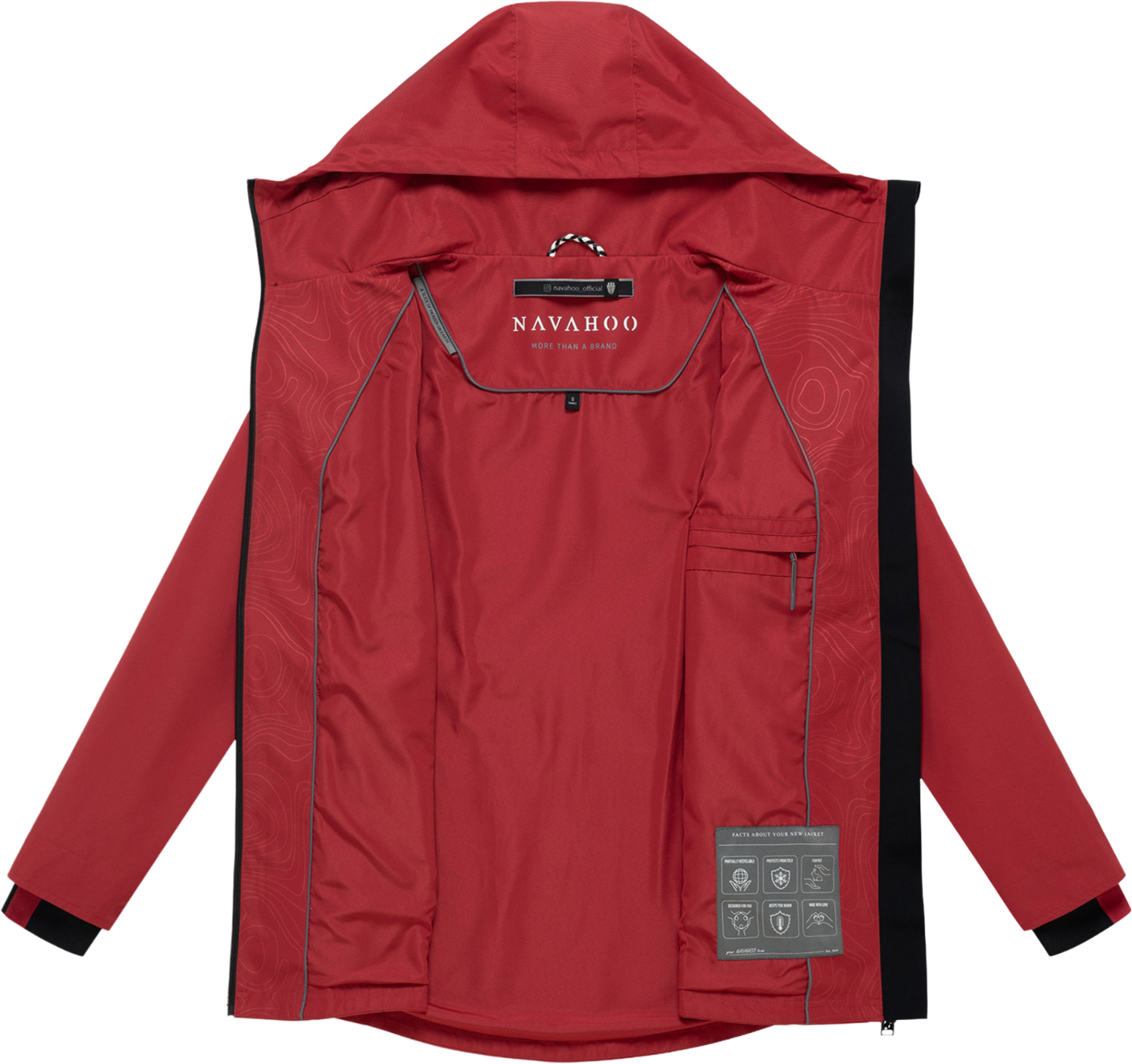 NAVAHOO, Women Spring Jacket Blumentanz