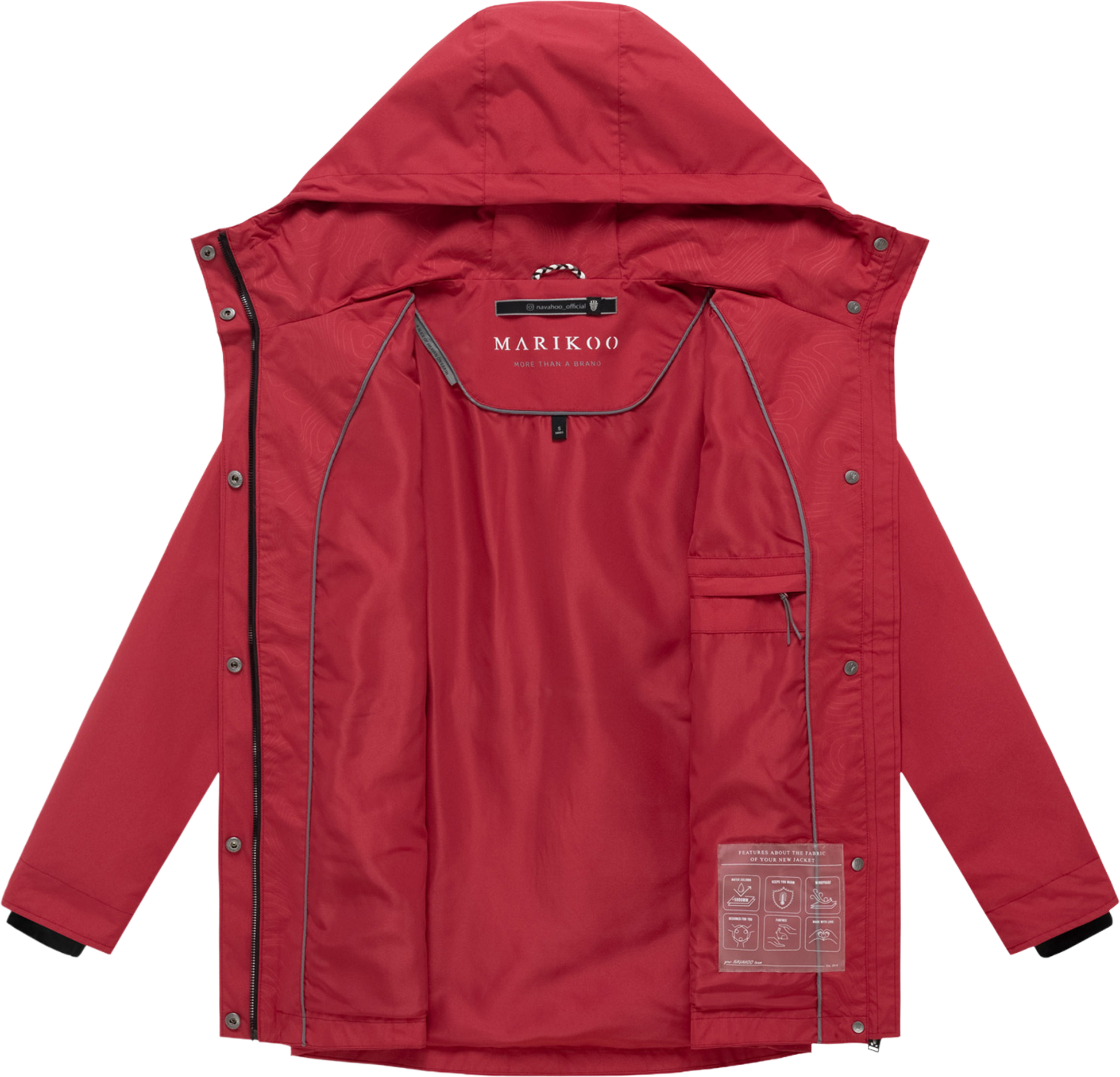 MARIKOO, Women Spring Jacket Bonbonparty