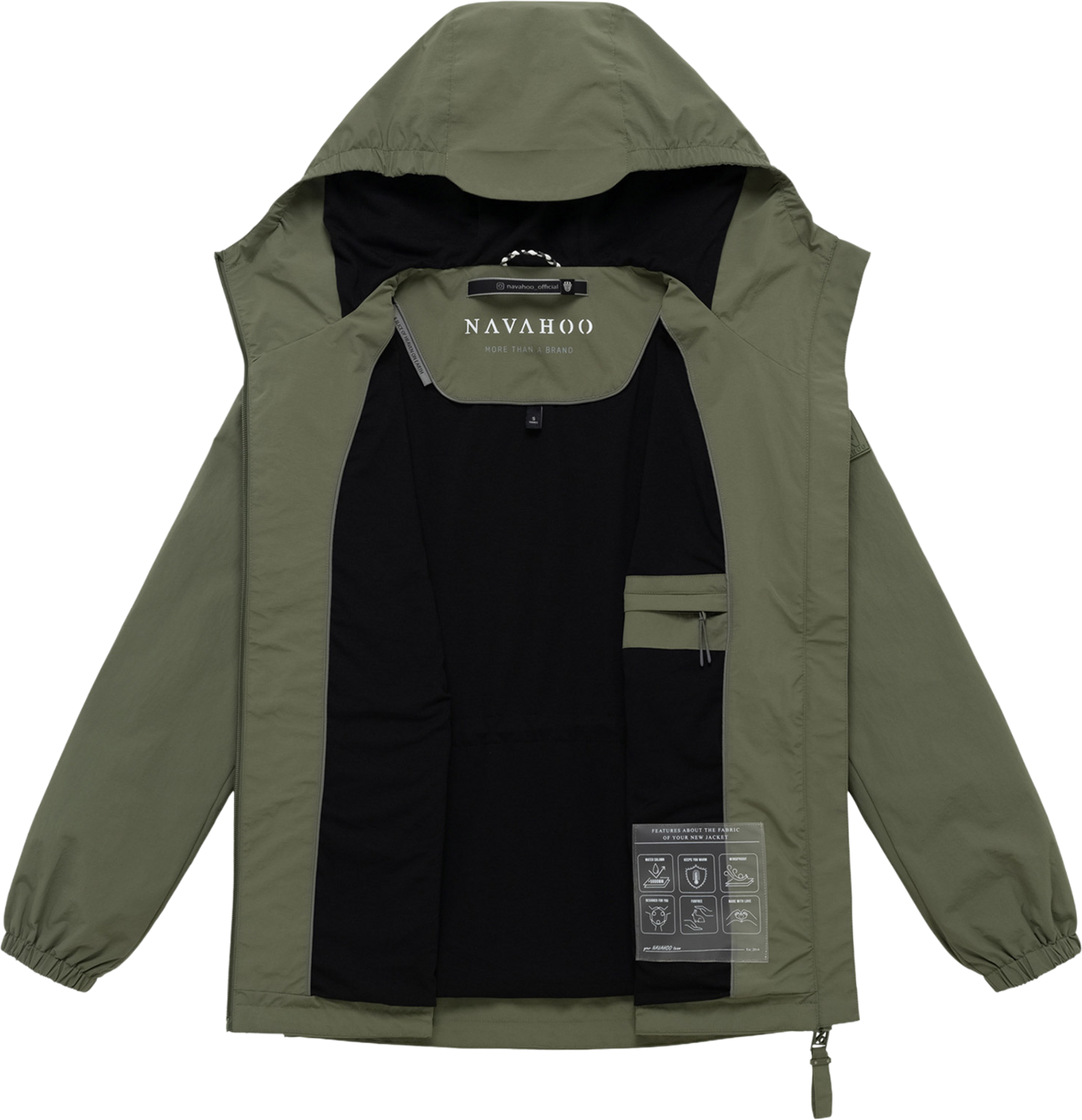 NAVAHOO, Women Spring Jacket Donnerwetter