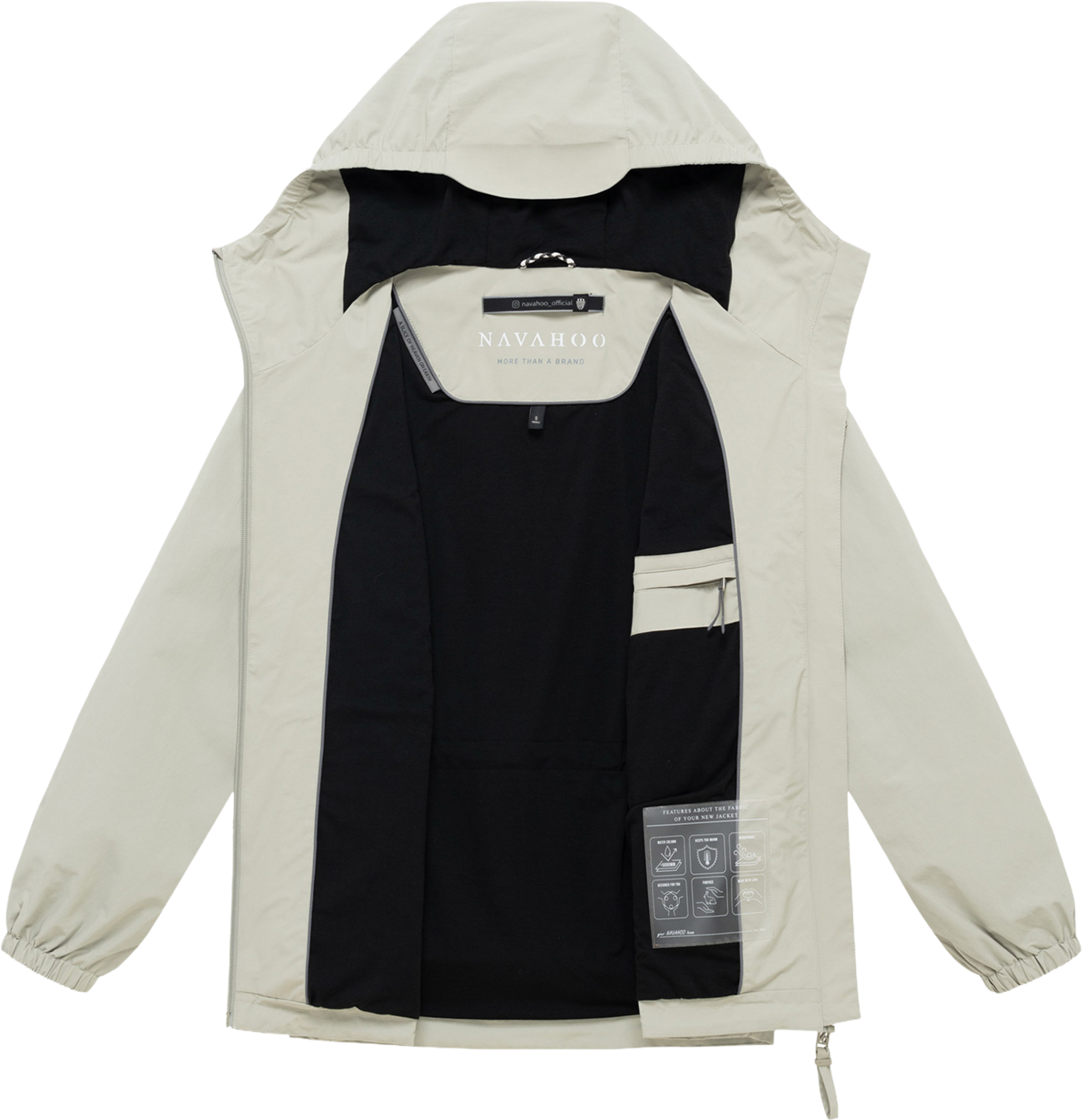 NAVAHOO, Women Spring Jacket Donnerwetter