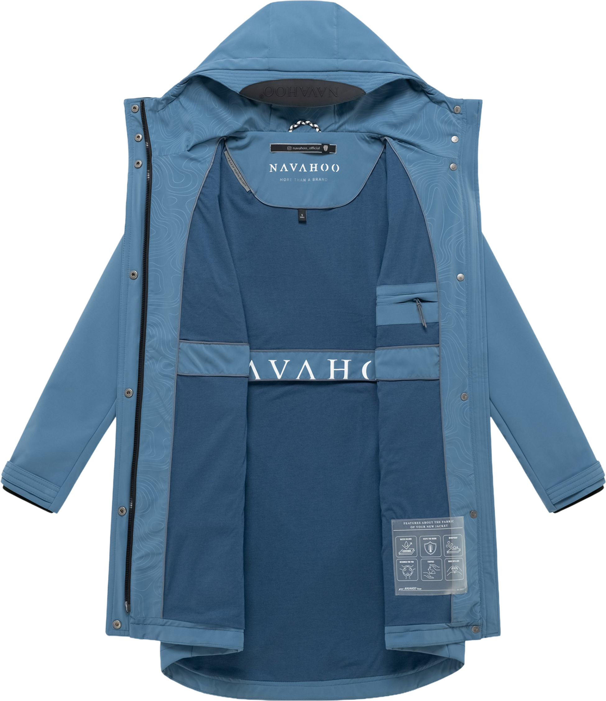 NAVAHOO, Women Spring Jacket Morgennebel