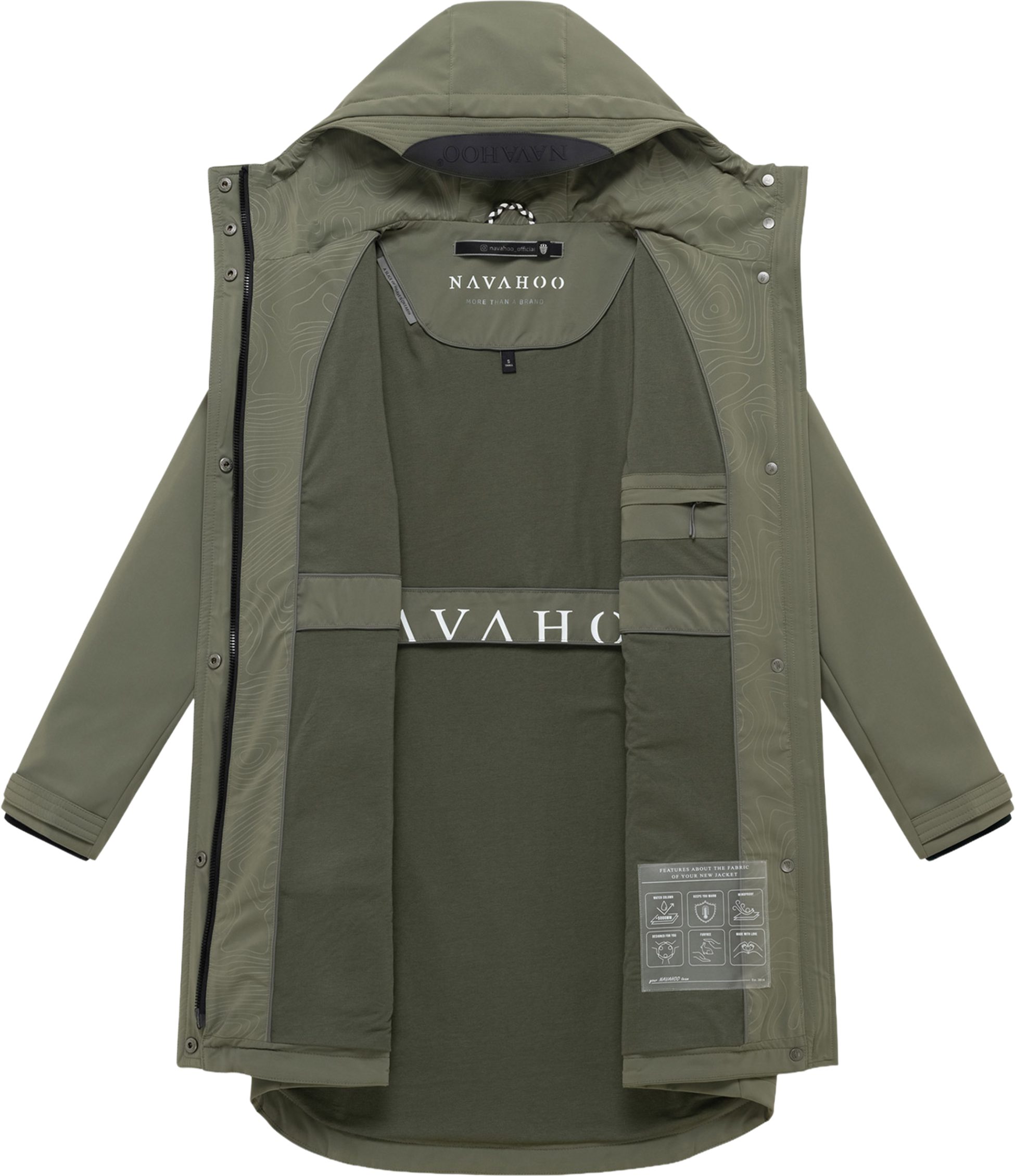 NAVAHOO, Women Spring Jacket Morgennebel