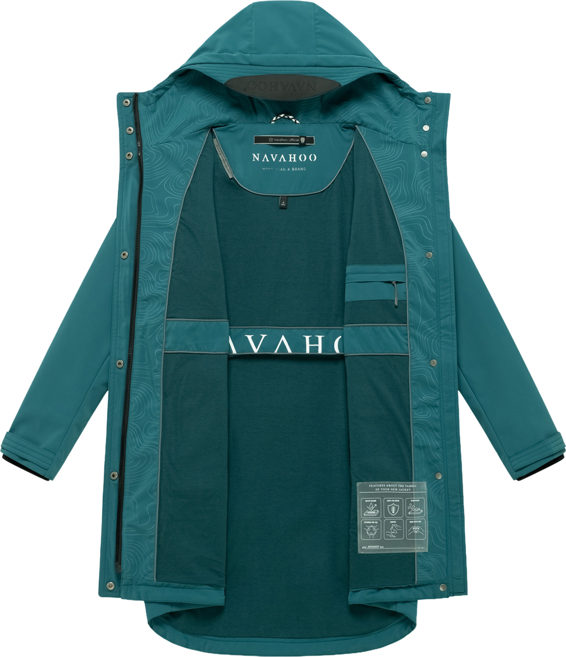 NAVAHOO, Women Spring Jacket Morgennebel