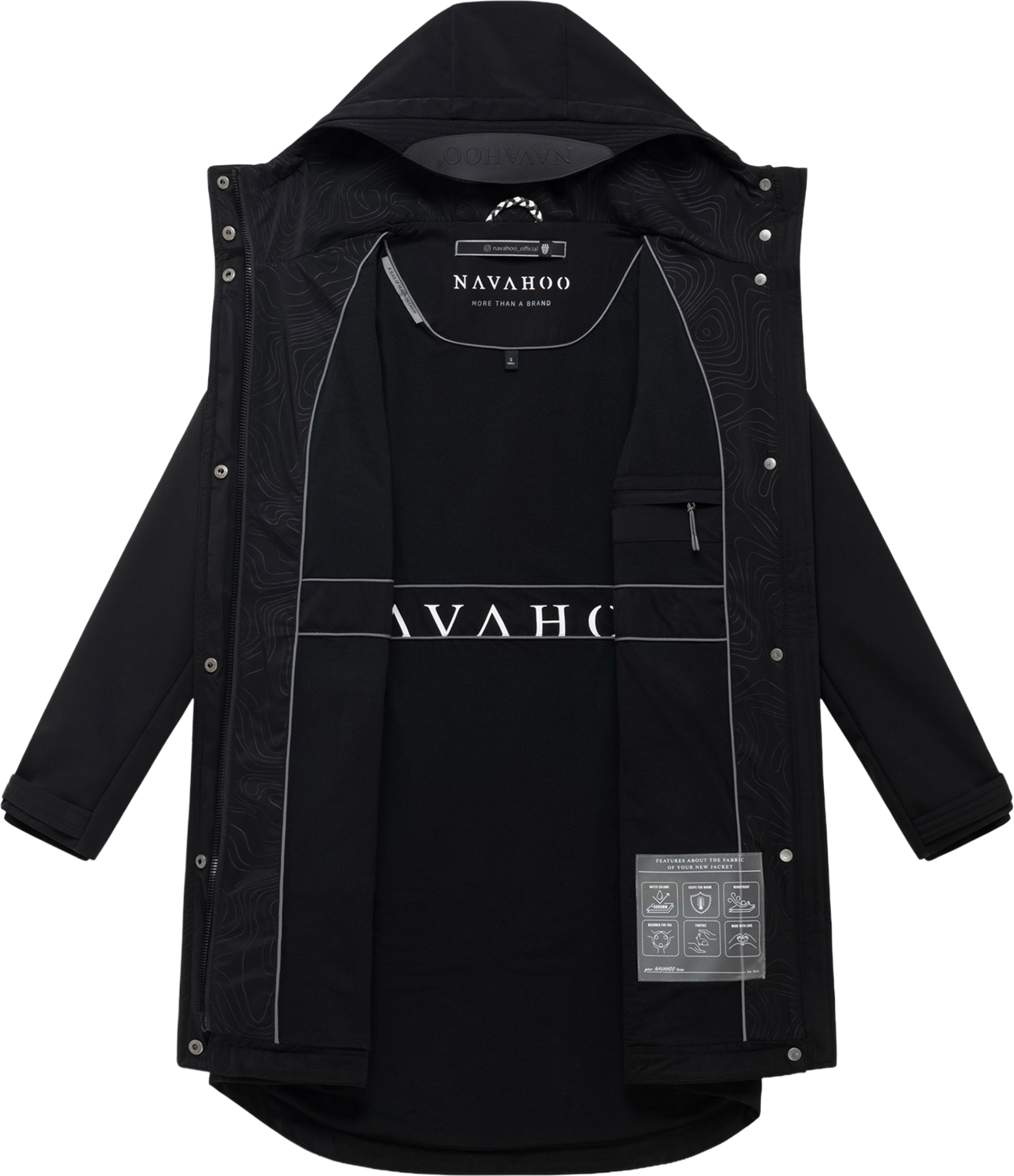 NAVAHOO, Women Spring Jacket Morgennebel