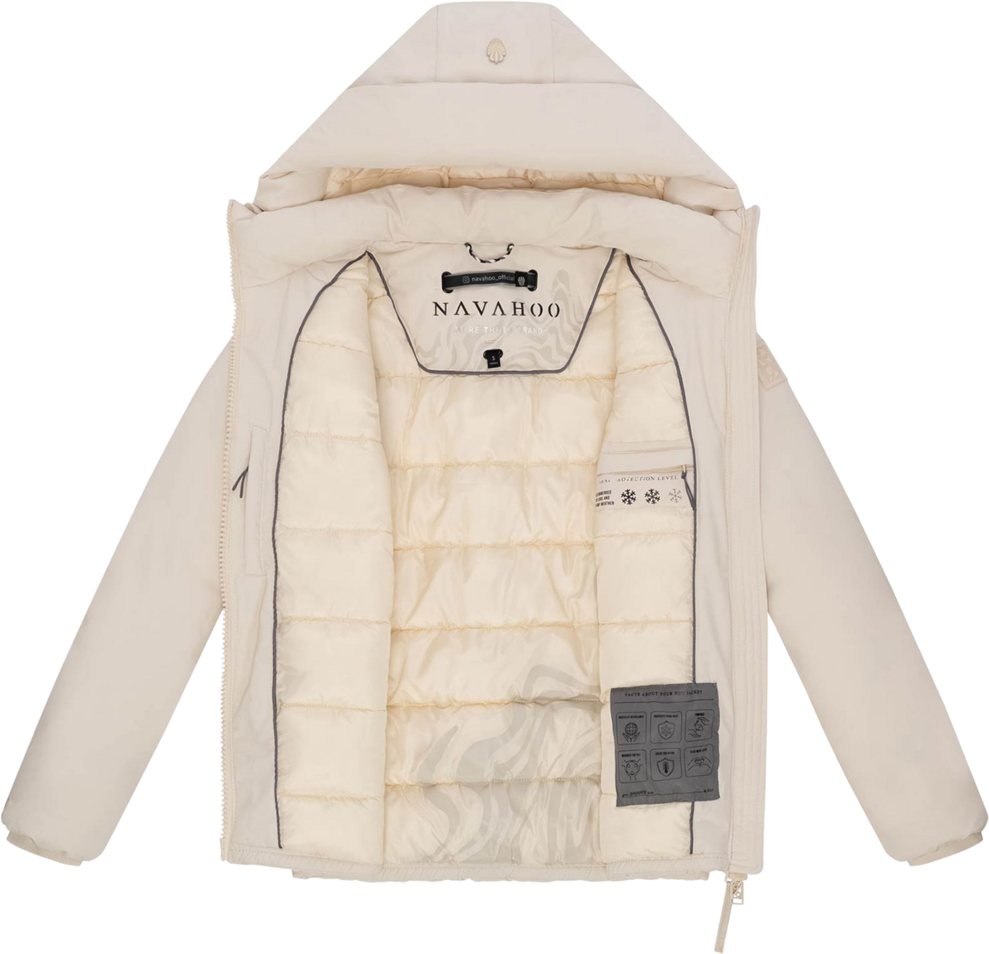 NAVAHOO, Women Winterjacket Blütenlicht