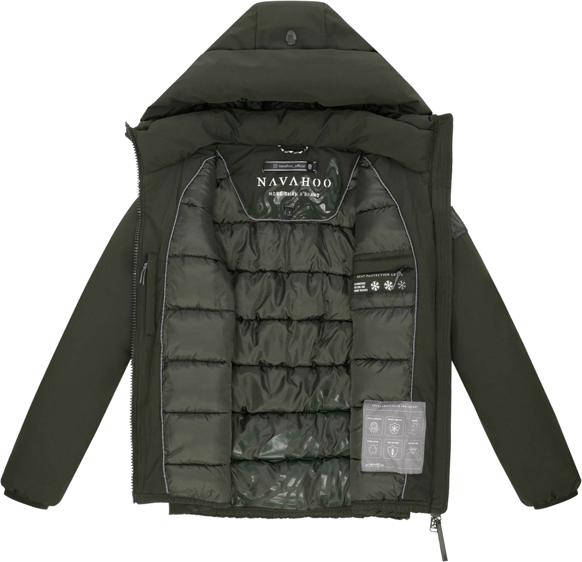 NAVAHOO, Women Winterjacket Blütenlicht