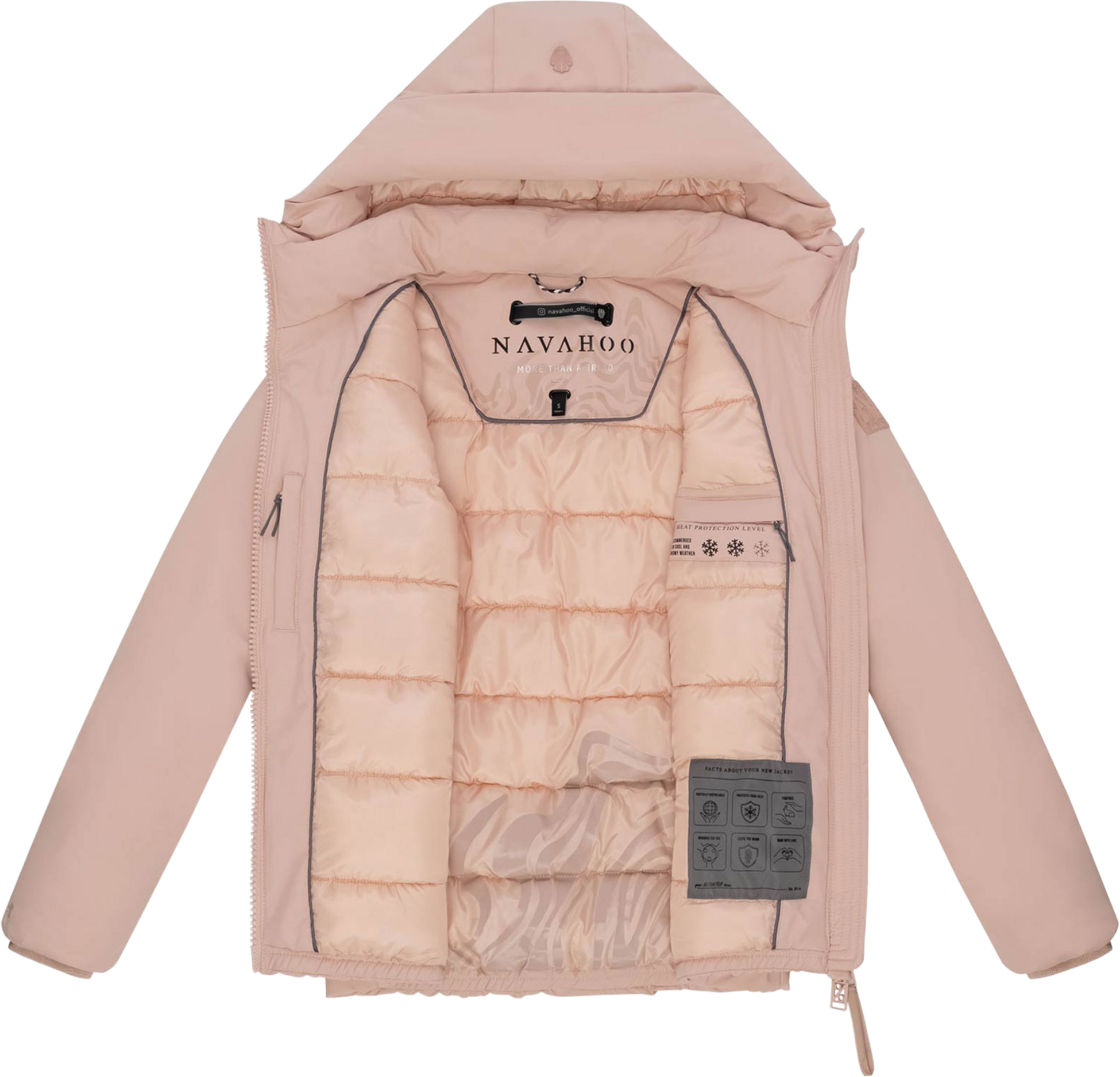 NAVAHOO, Women Winterjacket Blütenlicht