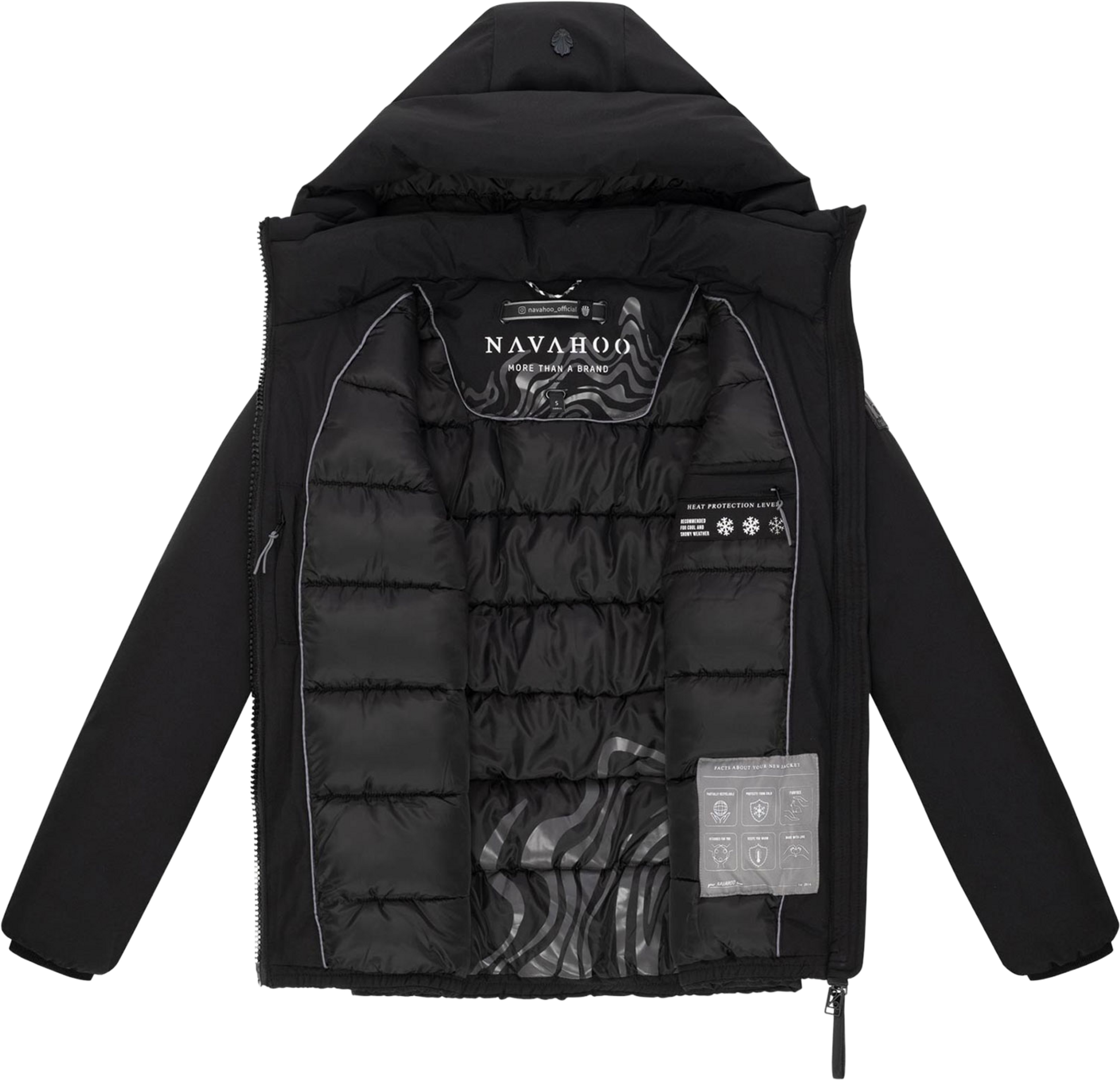 NAVAHOO, Women Winterjacket Blütenlicht