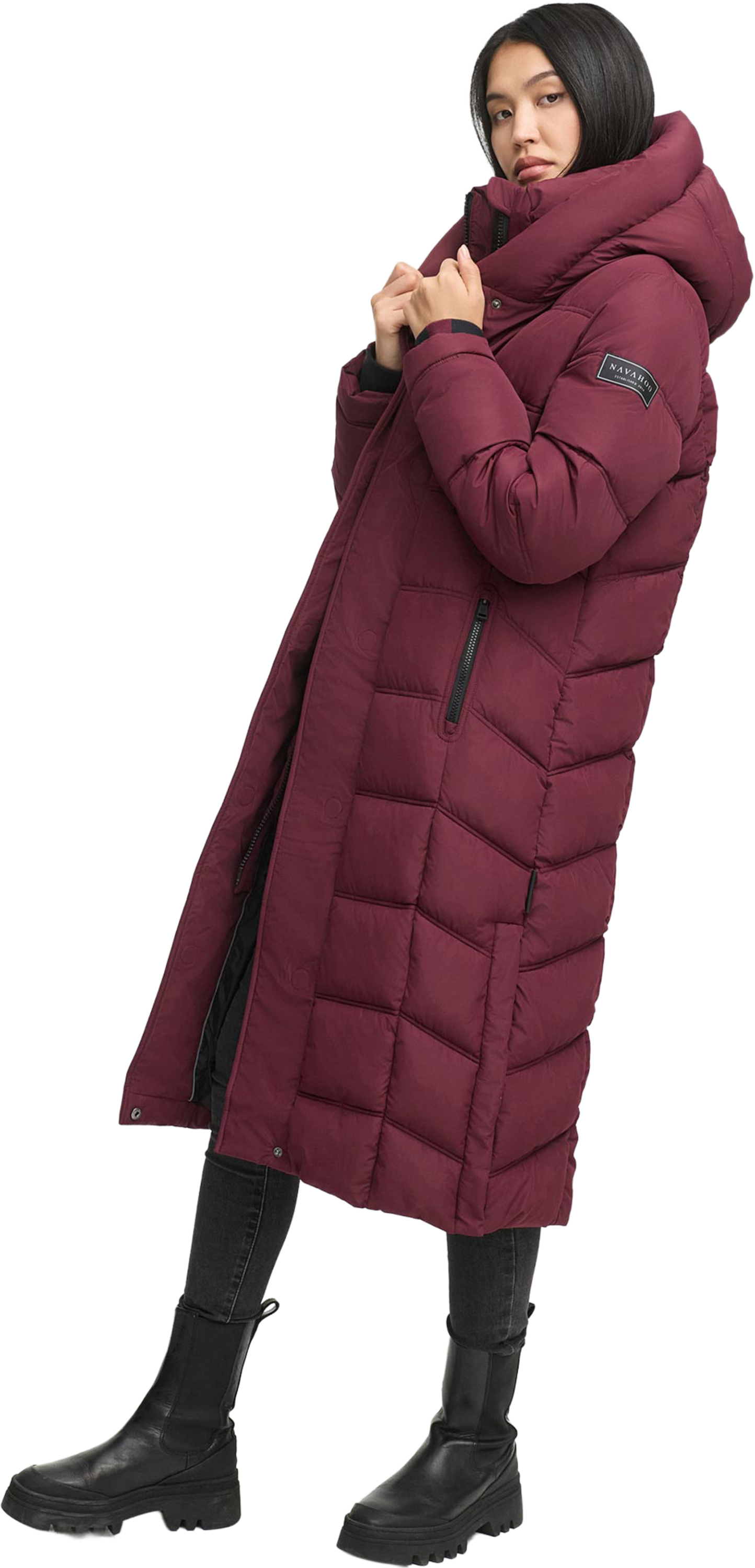 NAVAHOO, Women Winterjacket Engelsfeder