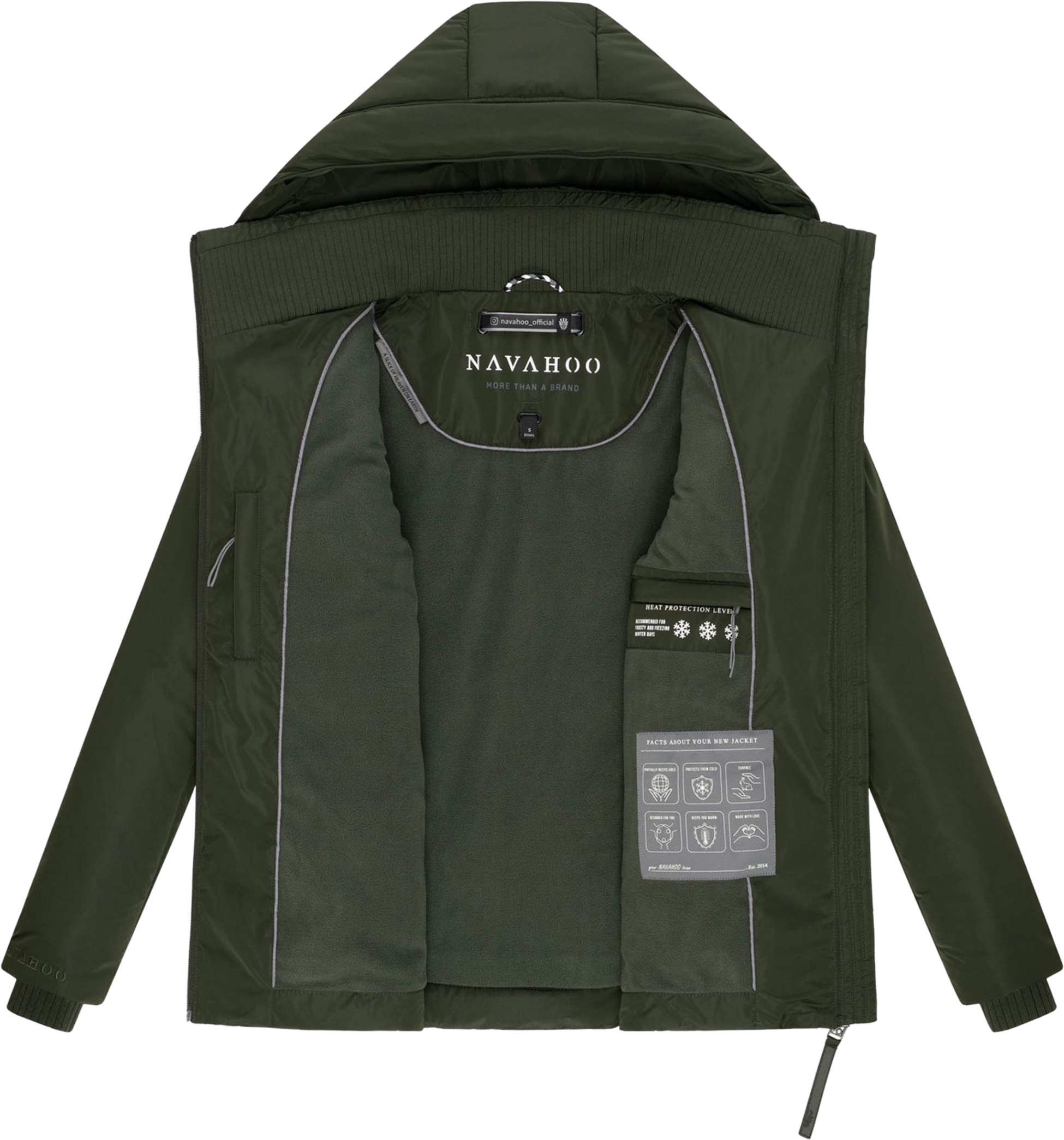 NAVAHOO, Women Winterjacket Fl&uuml;sterfee