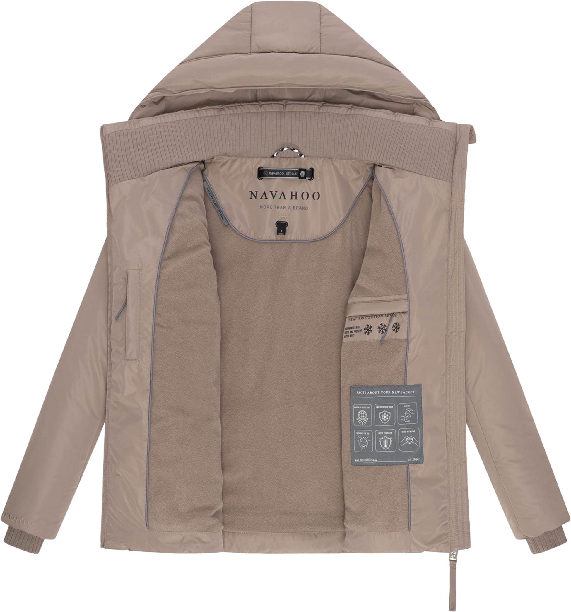 NAVAHOO, Women Winterjacket Fl&uuml;sterfee