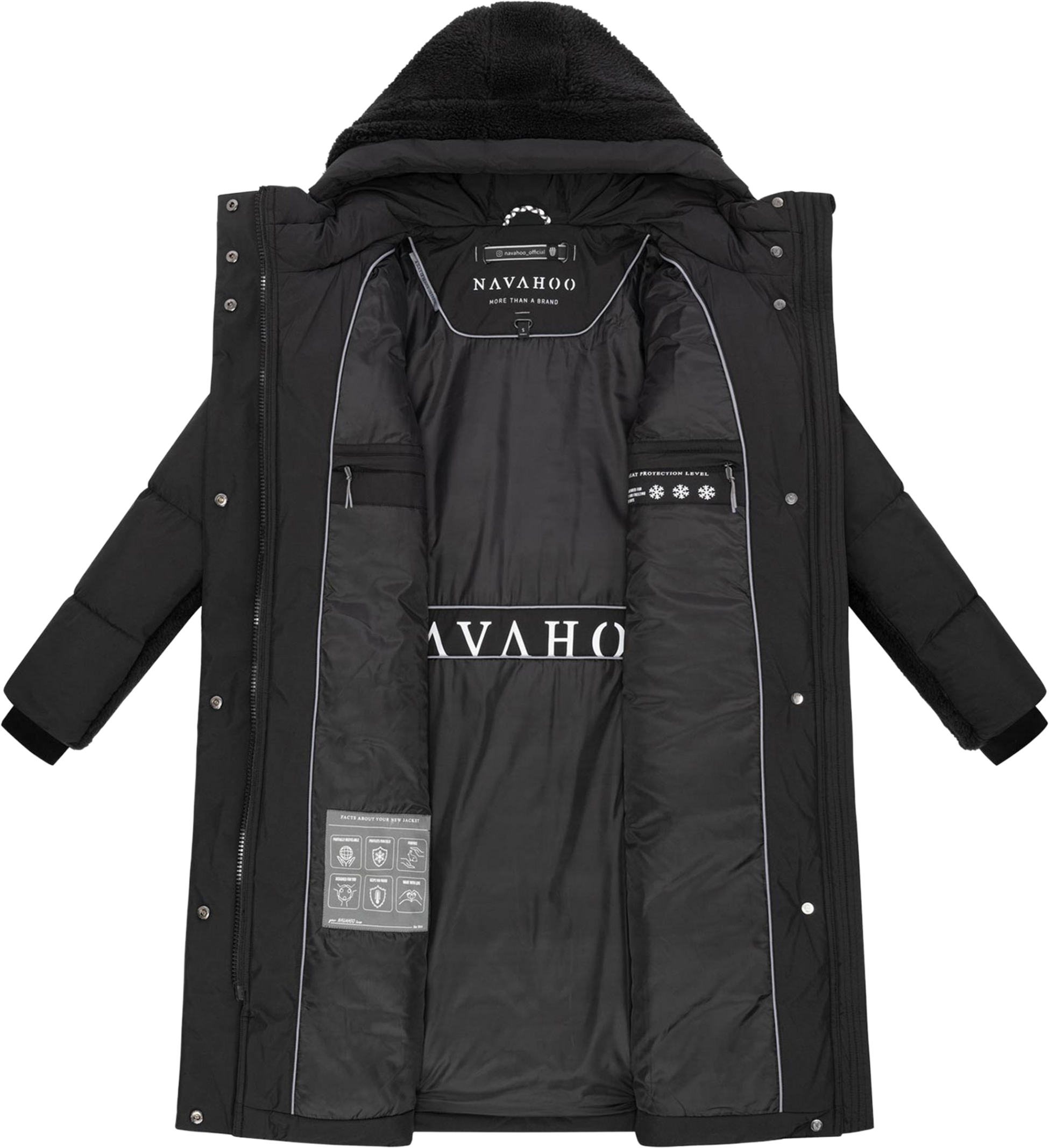 NAVAHOO, Women Winterjacket Funkelteddy