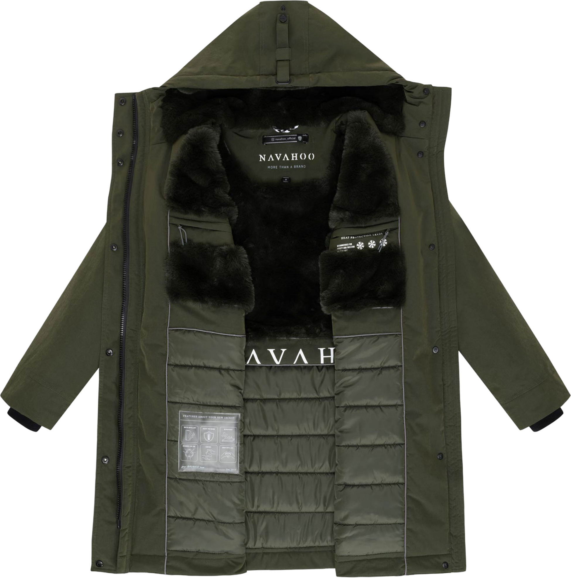 NAVAHOO, Women Winterjacket Hageltanz