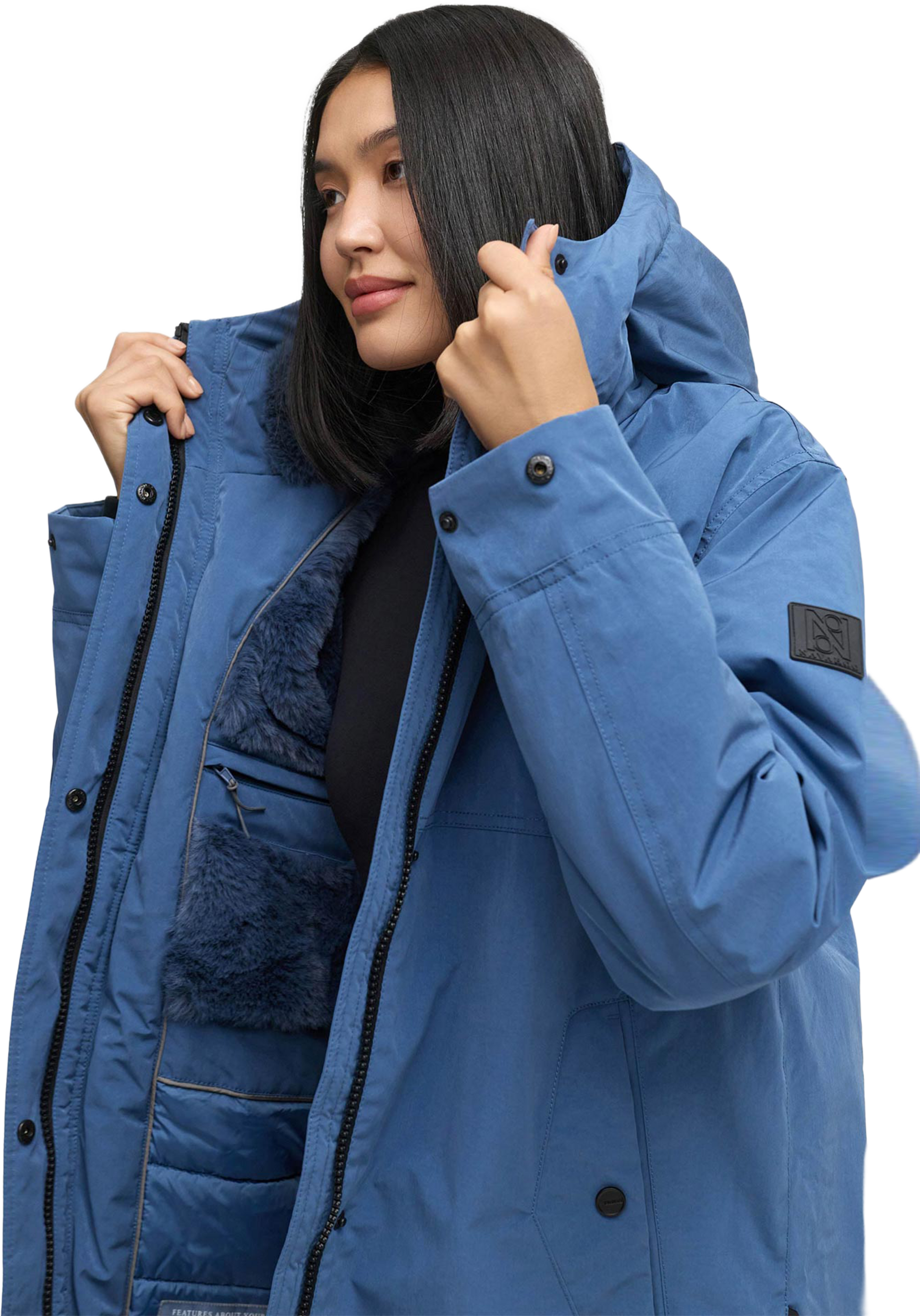 NAVAHOO, Women Winterjacket Hageltanz