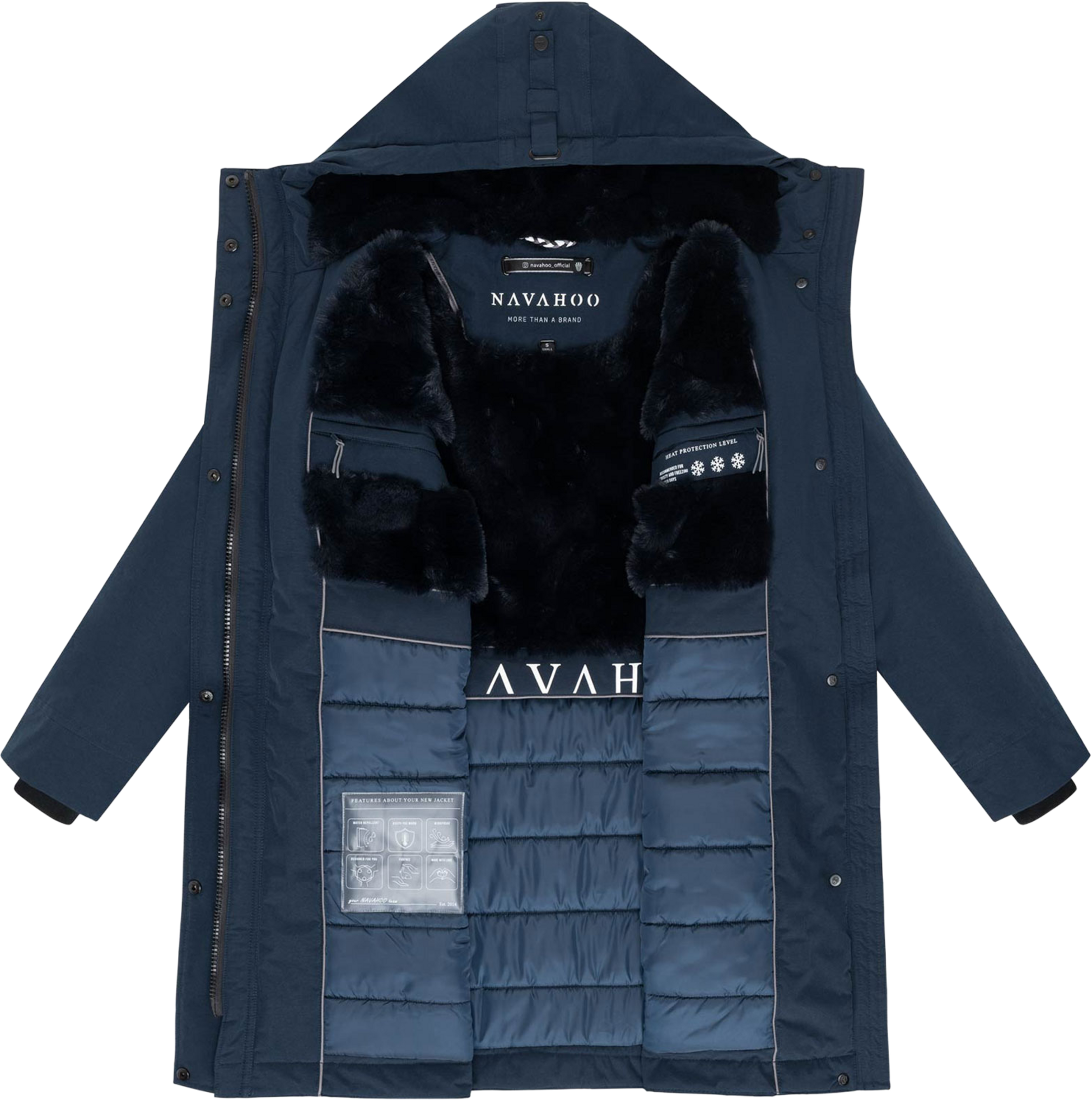 NAVAHOO, Women Winterjacket Hageltanz